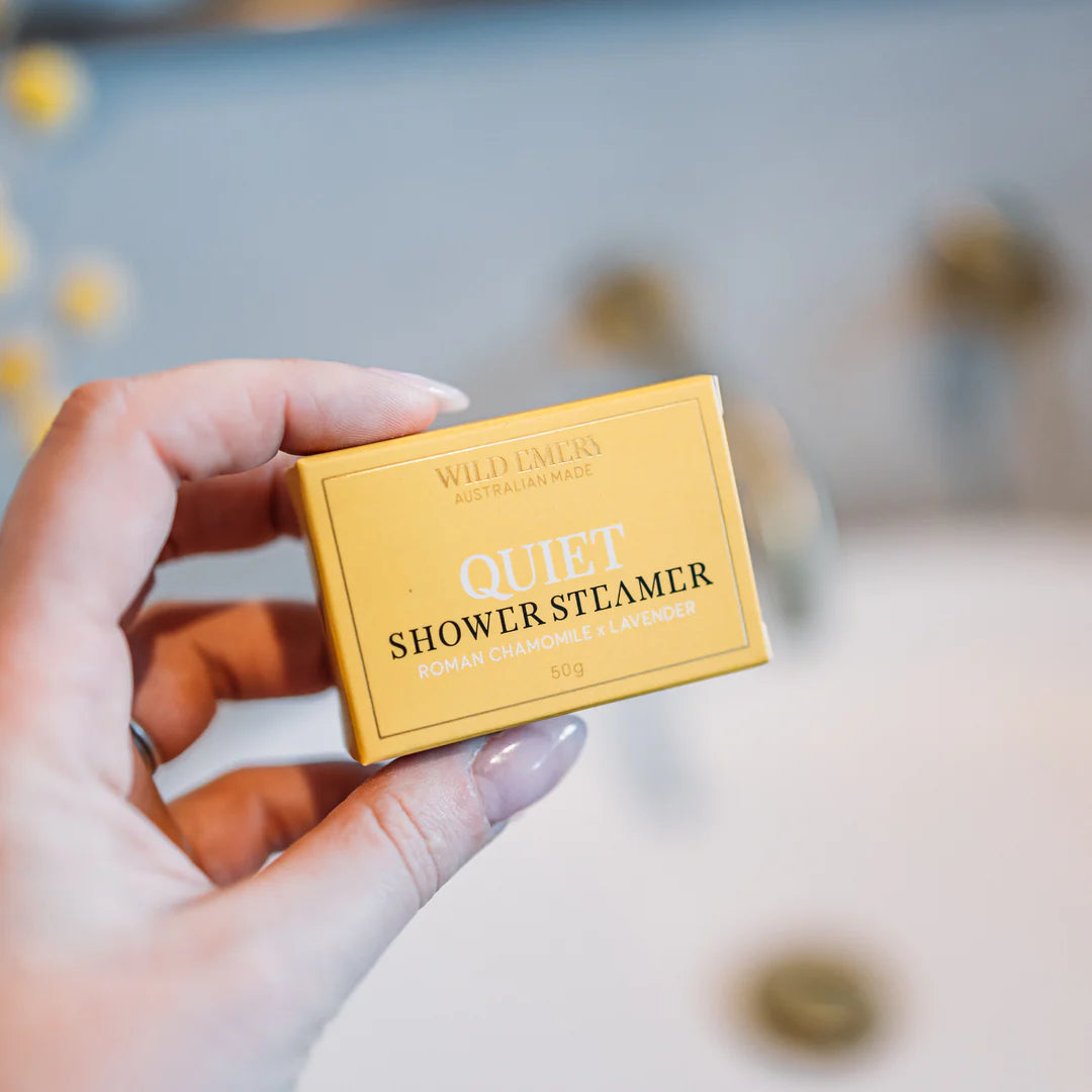 Quiet Shower Steamer by Wild Emery
