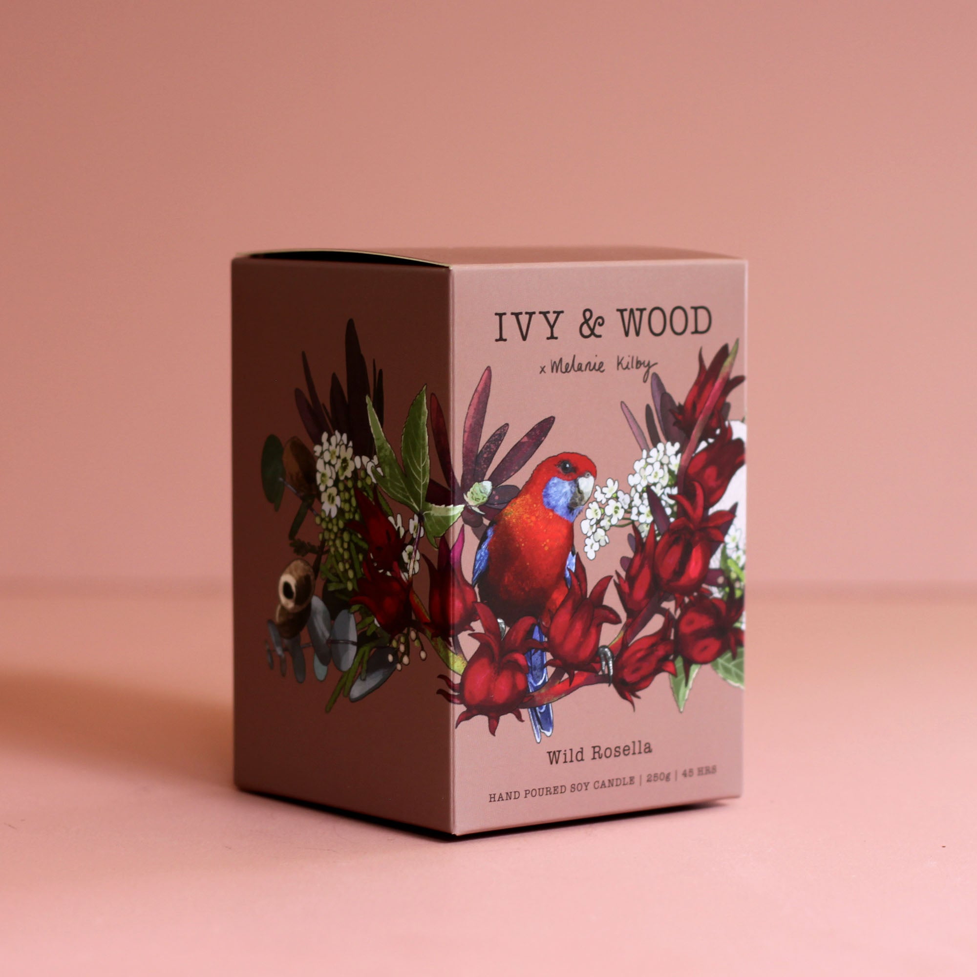 Australiana: Wild Rosella Scented Candle - Ivy & Wood