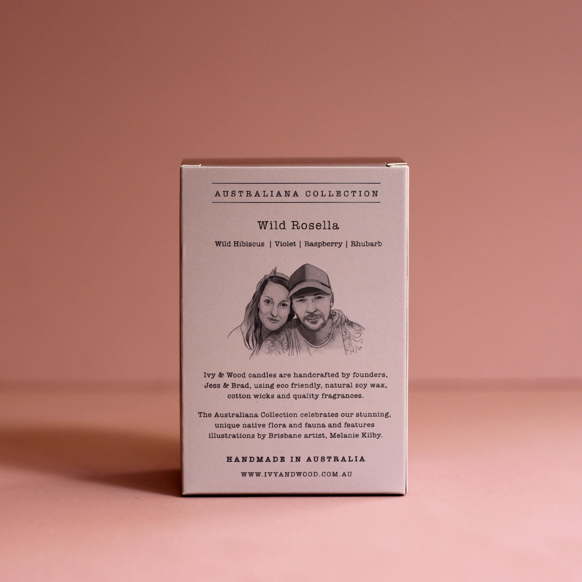 Australiana: Wild Rosella Scented Candle - Ivy & Wood