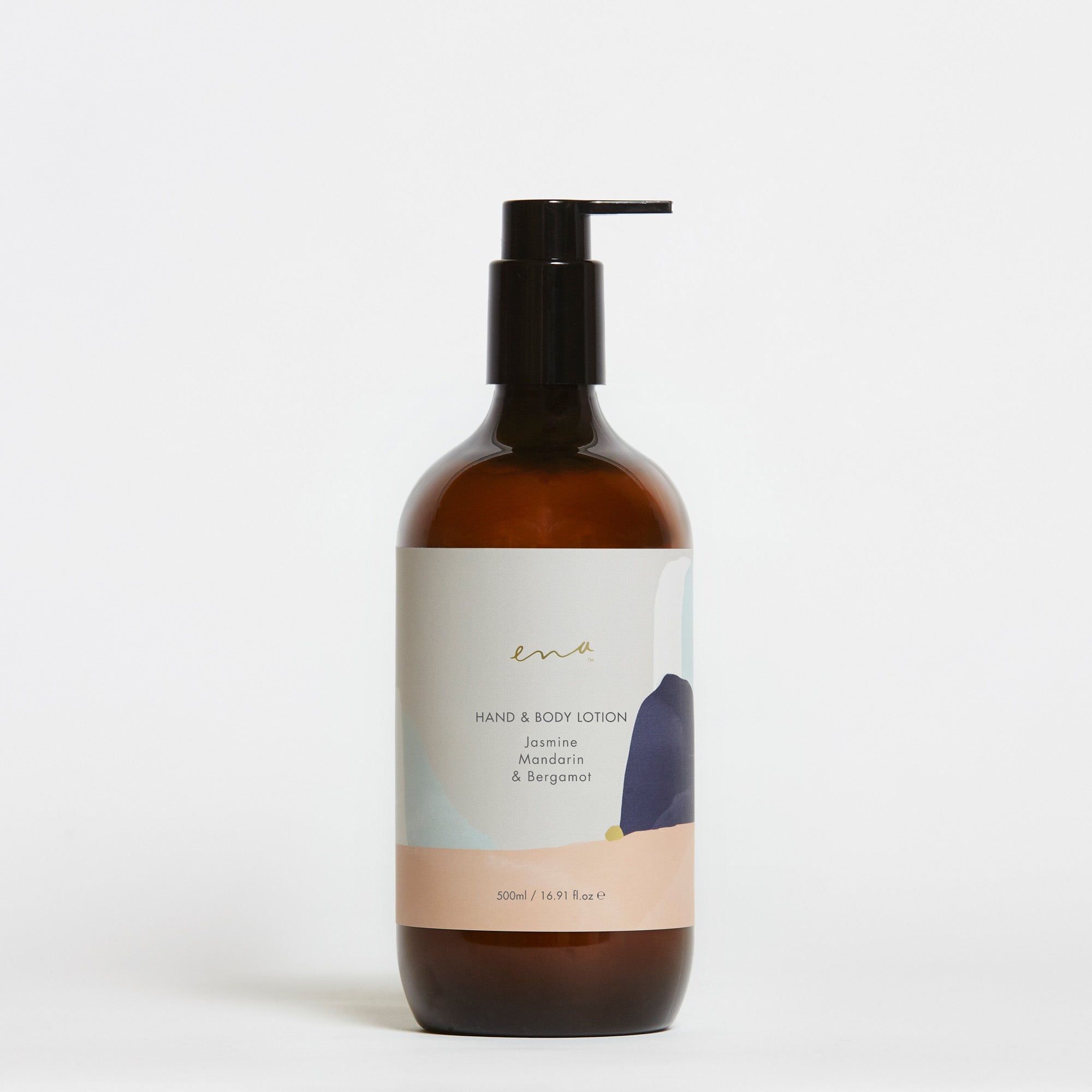 Natural Hand & Body Lotion (Jasmine, Mandarin & Bergamot) by Ena - Ivy & Wood