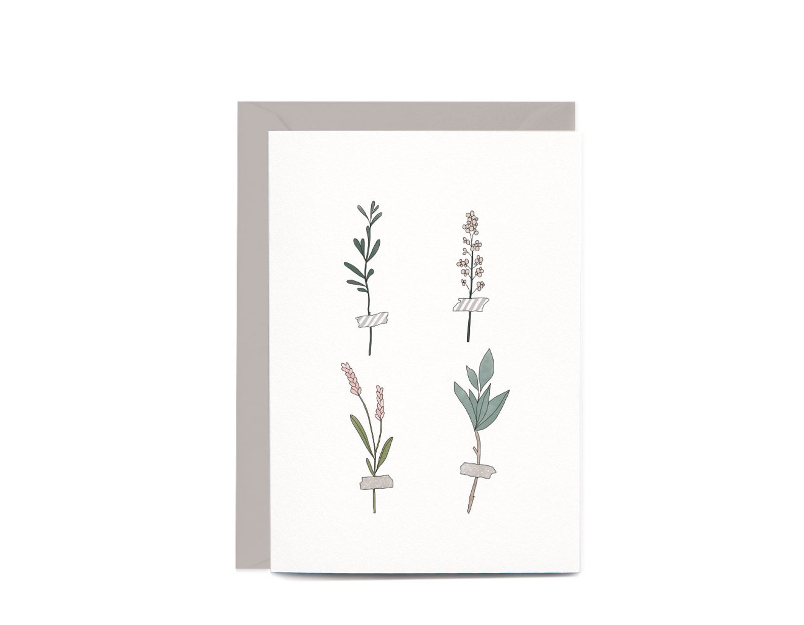 Botanical Stems Greeting Card by In The Daylight - Ivy & Wood