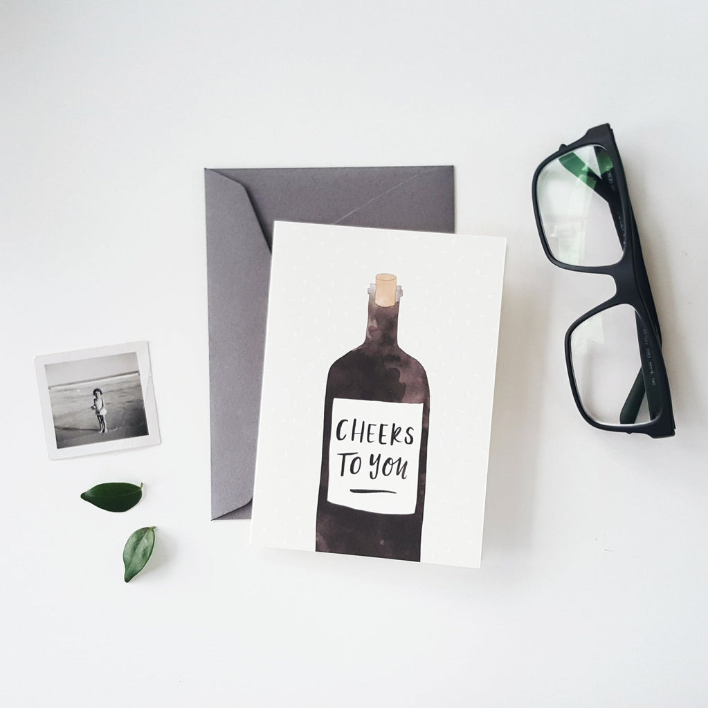 Cheers To You Greeting Card by In The Daylight - Ivy & Wood