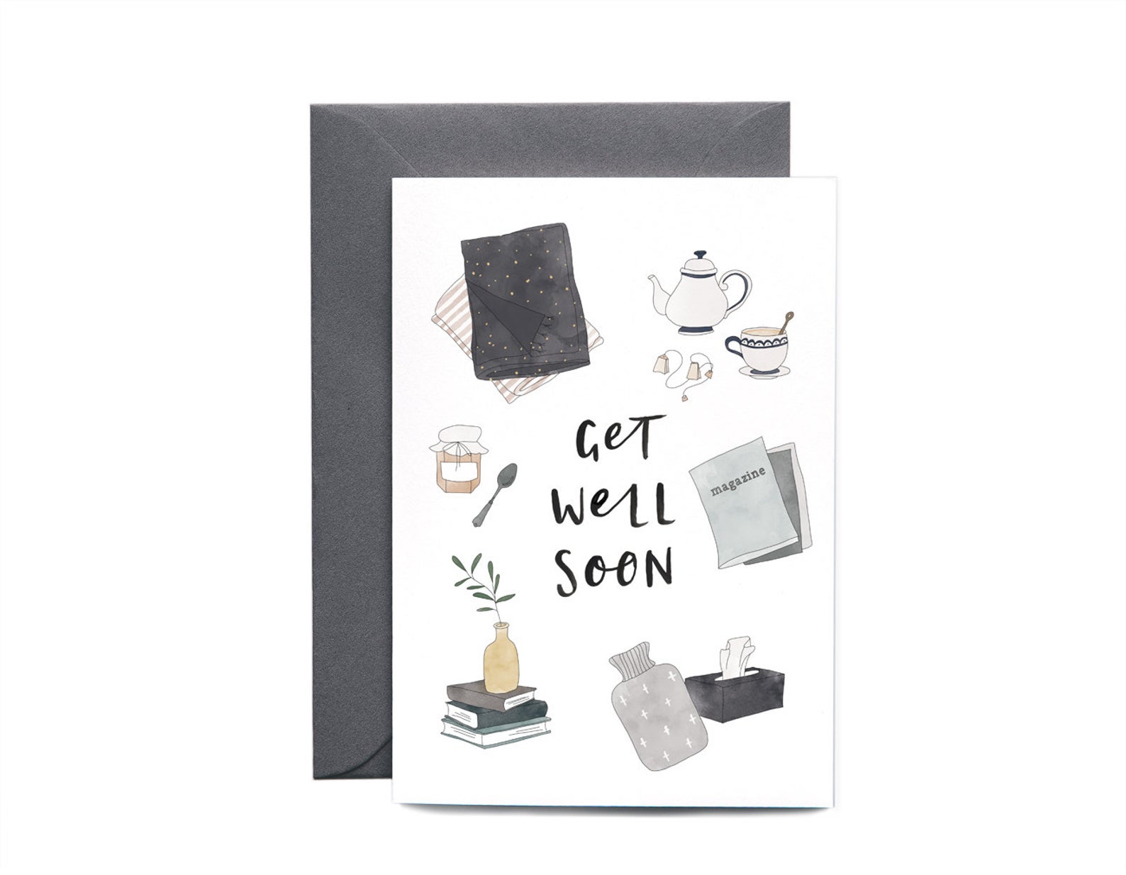 Get Well Soon Greeting Card by In The Daylight - Ivy & Wood