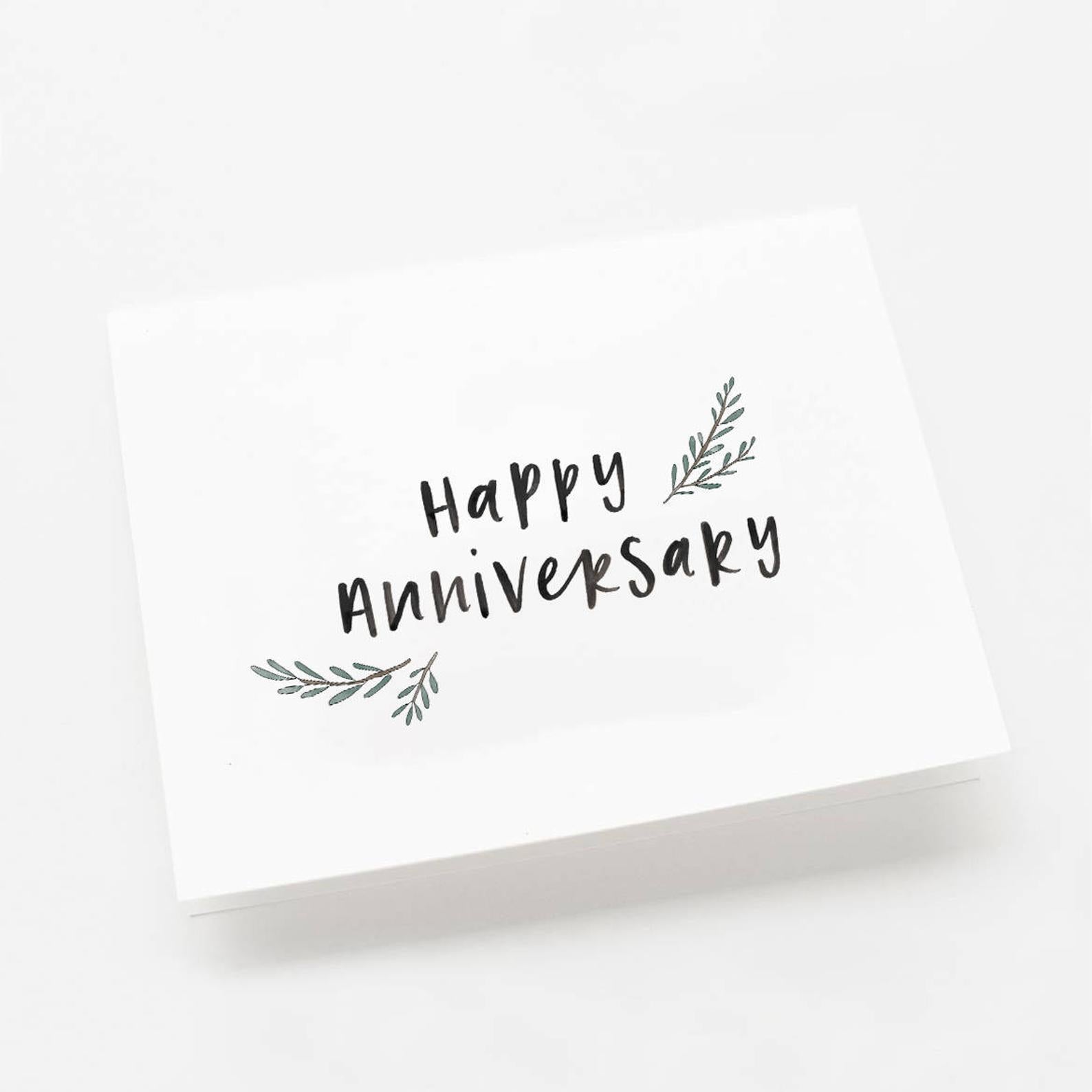 Happy Anniversary Greeting Card by In The Daylight - Ivy & Wood