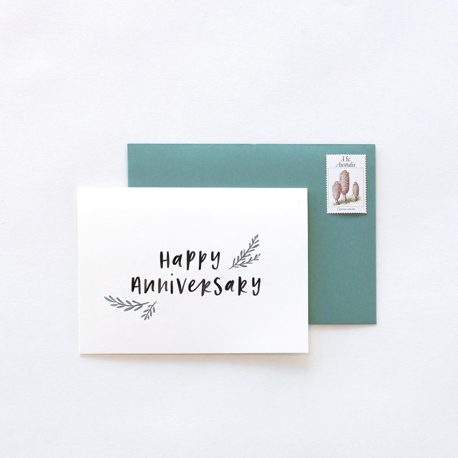 Happy Anniversary Greeting Card by In The Daylight - Ivy & Wood