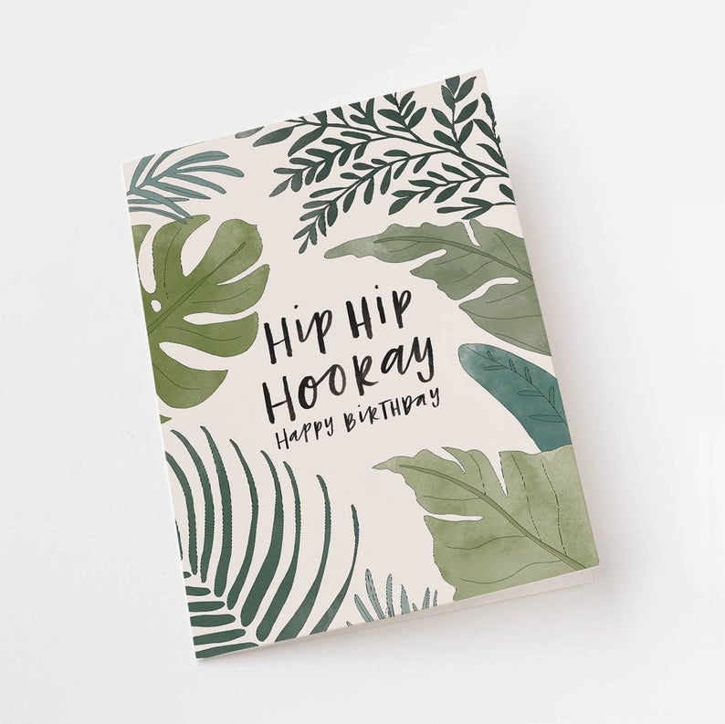 Birthday Botanical Ferns Greeting Card by In The Daylight - Ivy & Wood