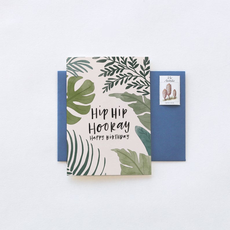 Birthday Botanical Ferns Greeting Card by In The Daylight - Ivy & Wood
