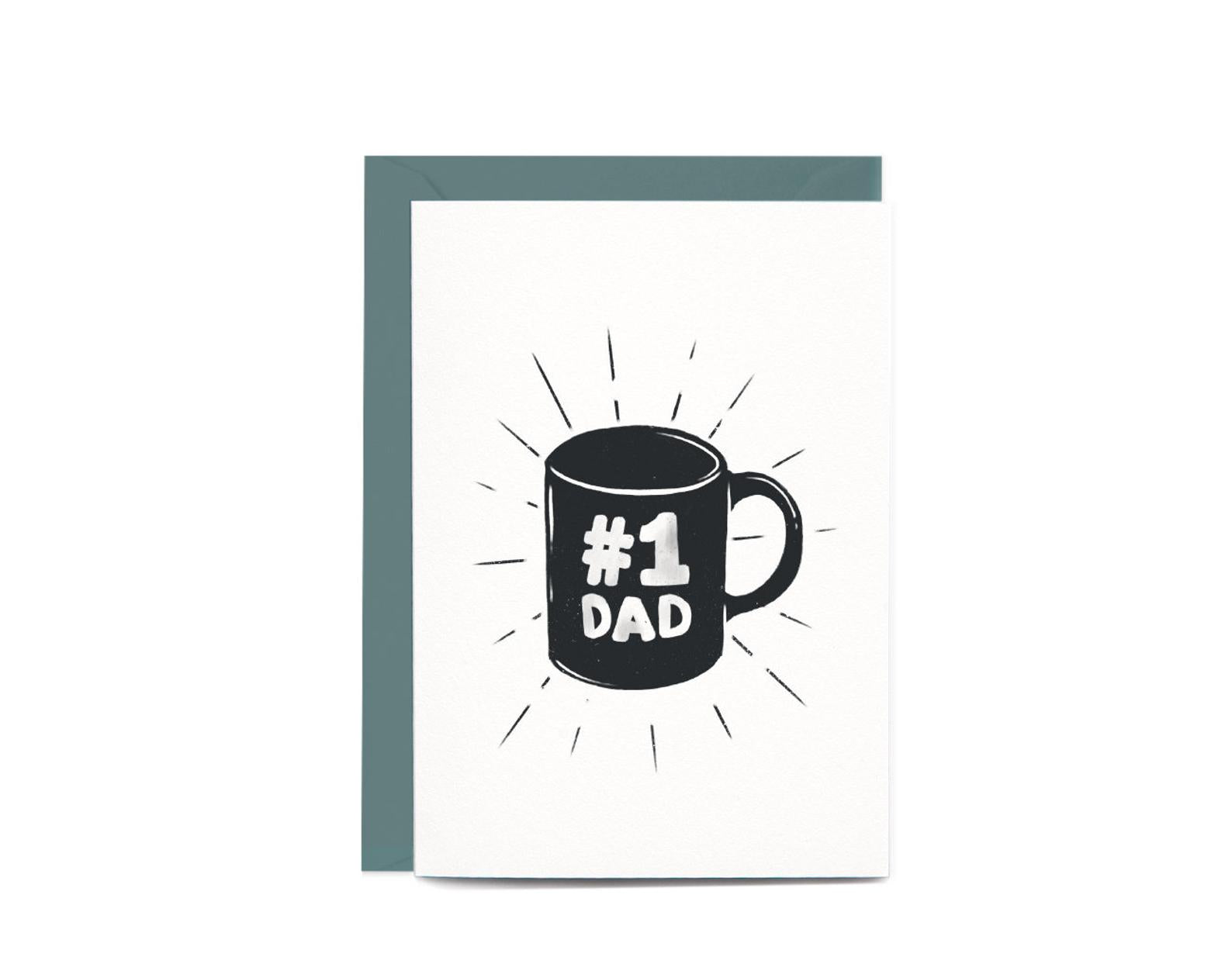 Father's Day No 1 Dad Greeting Card by In The Daylight - Ivy & Wood