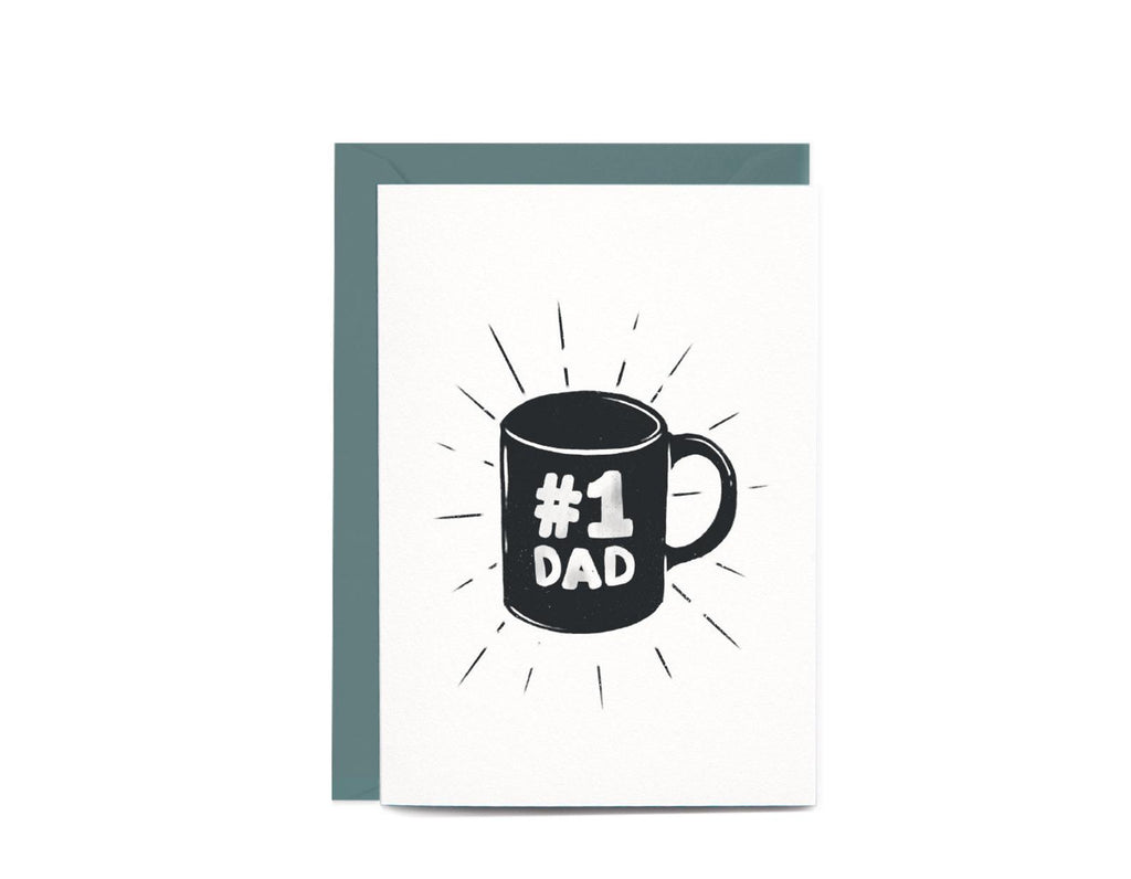 Father's Day No 1 Dad Greeting Card by In The Daylight - Ivy & Wood
