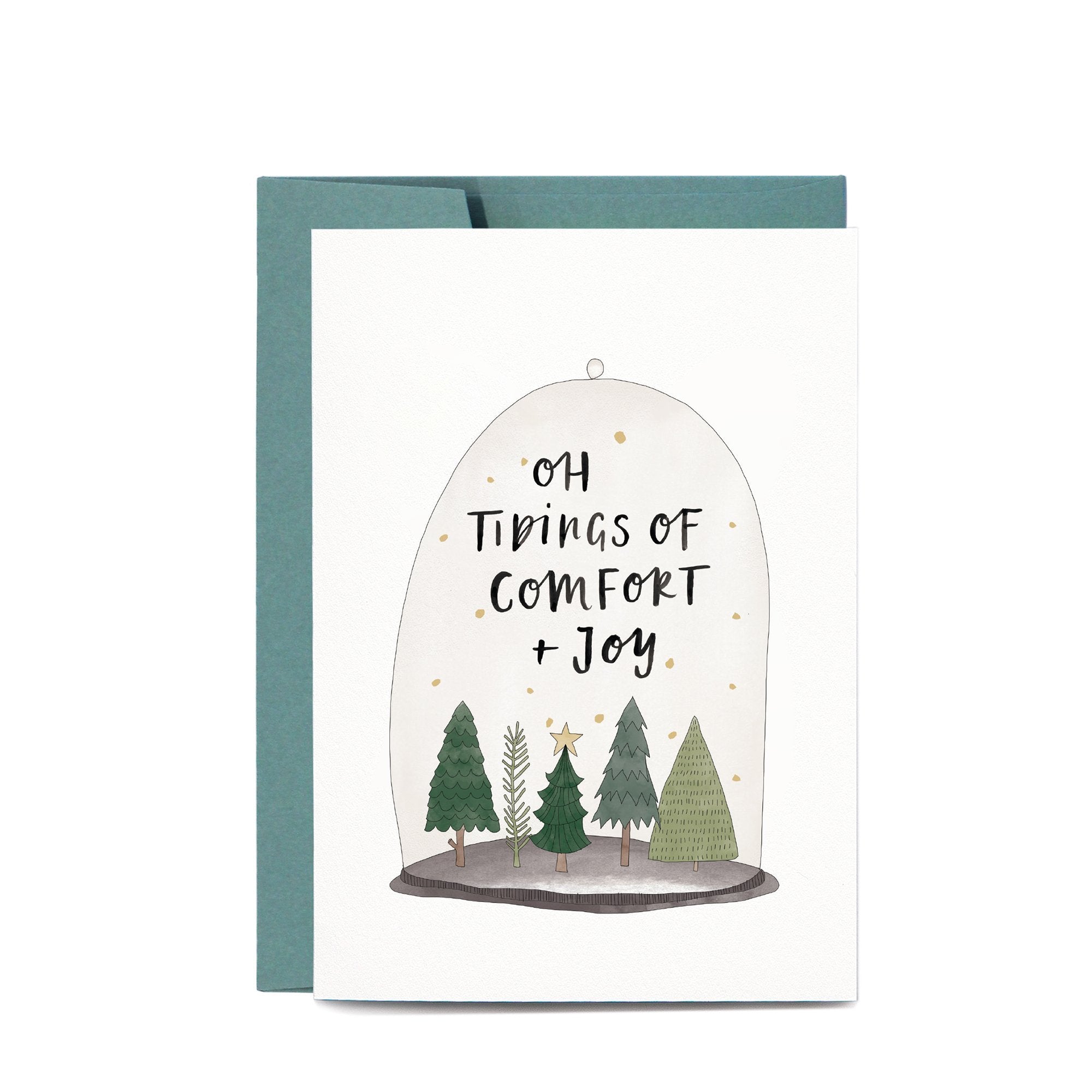 Christmas Terrarium Greeting Card by In The Daylight - Ivy & Wood