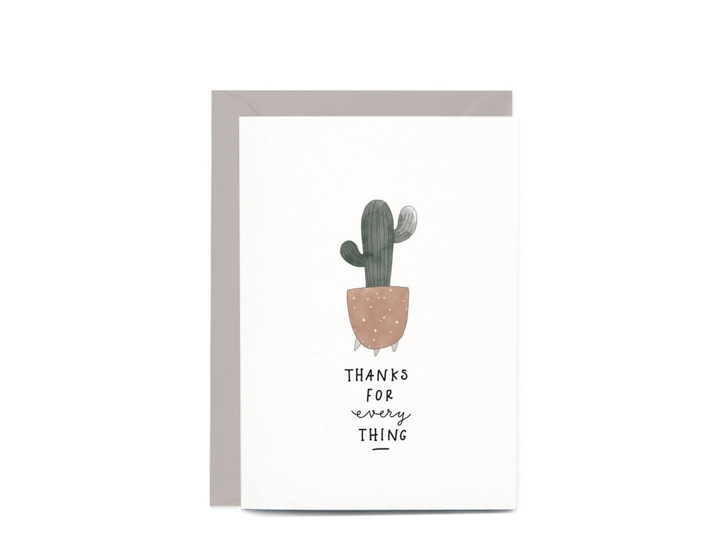 Thanks For Everything Greeting Card by In The Daylight - Ivy & Wood