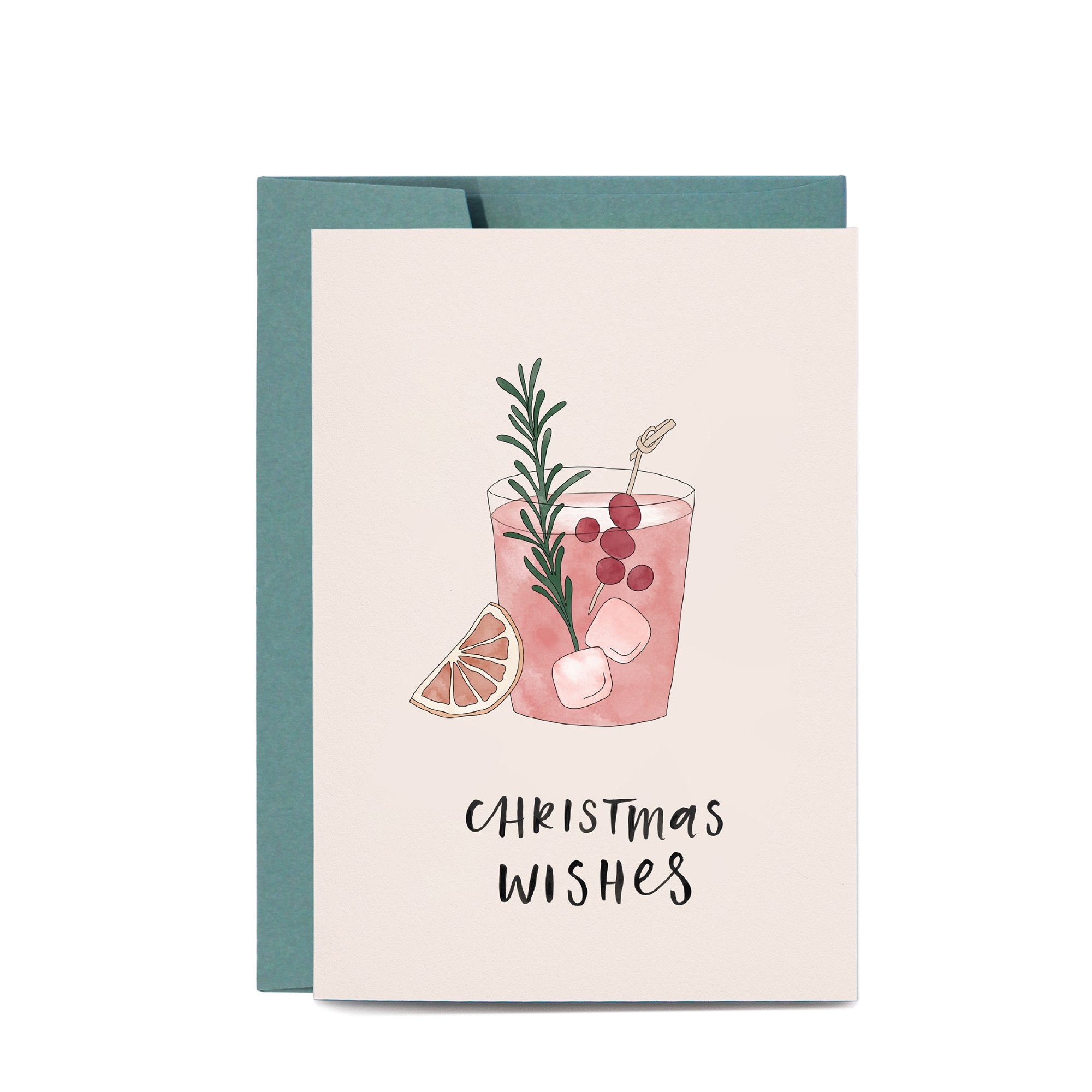Christmas Cocktail Greeting Card by In The Daylight - Ivy & Wood