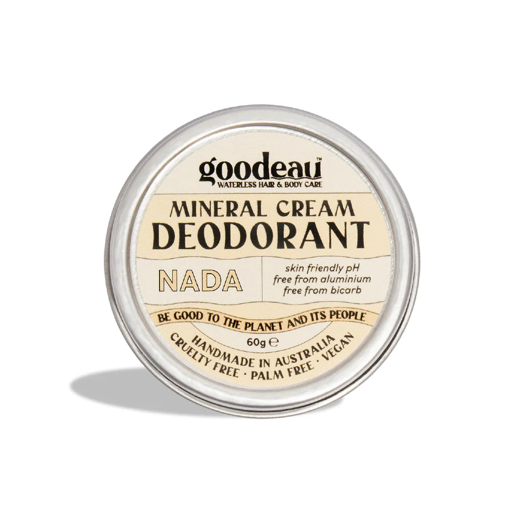 Nada (unscented) Natural Deoderant Crème by Goodeau - Ivy & Wood