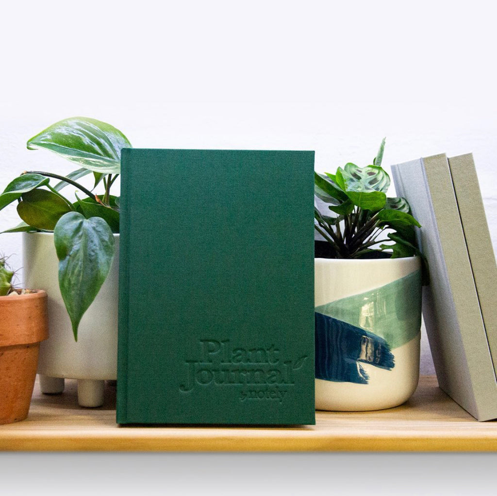 Plant Journal in Forest Green by NOTELY - Ivy & Wood