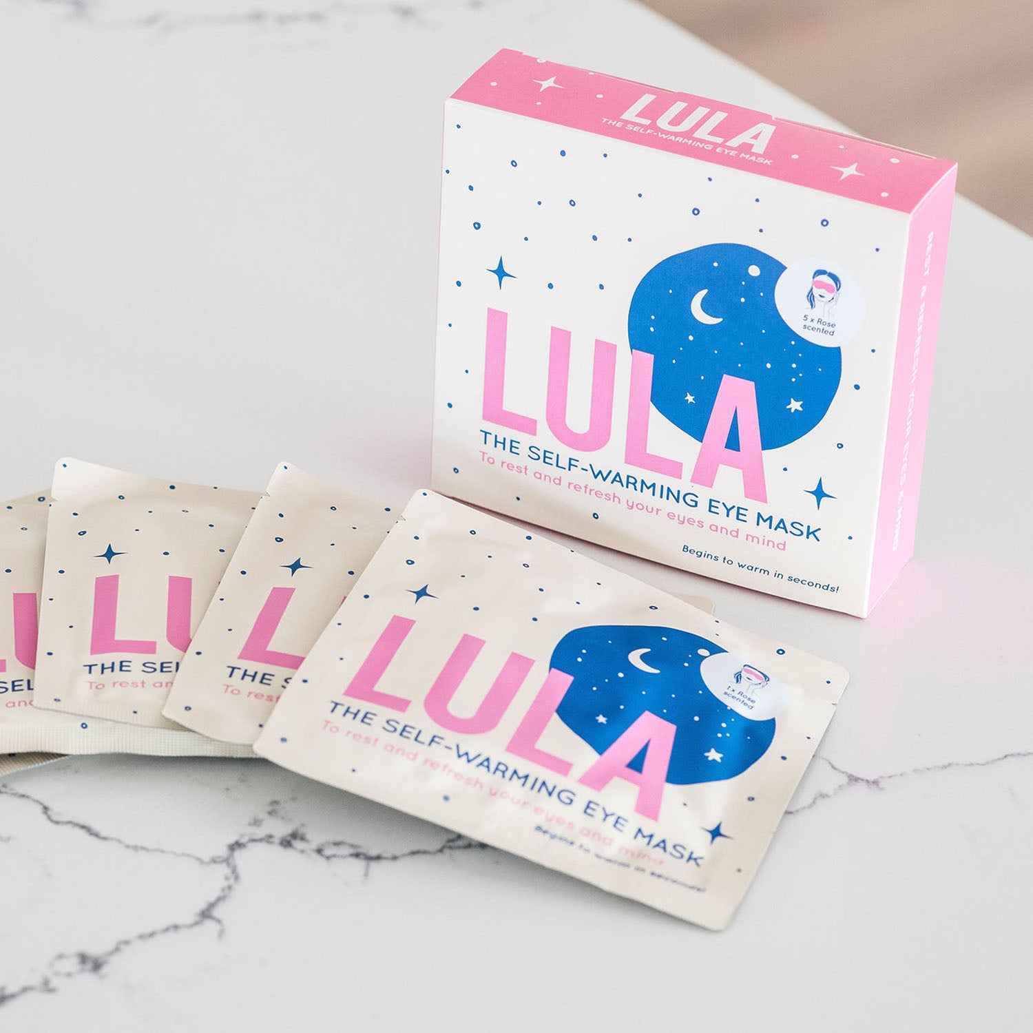 Lula Self-Warming Eye Mask (Rose) - Ivy & Wood