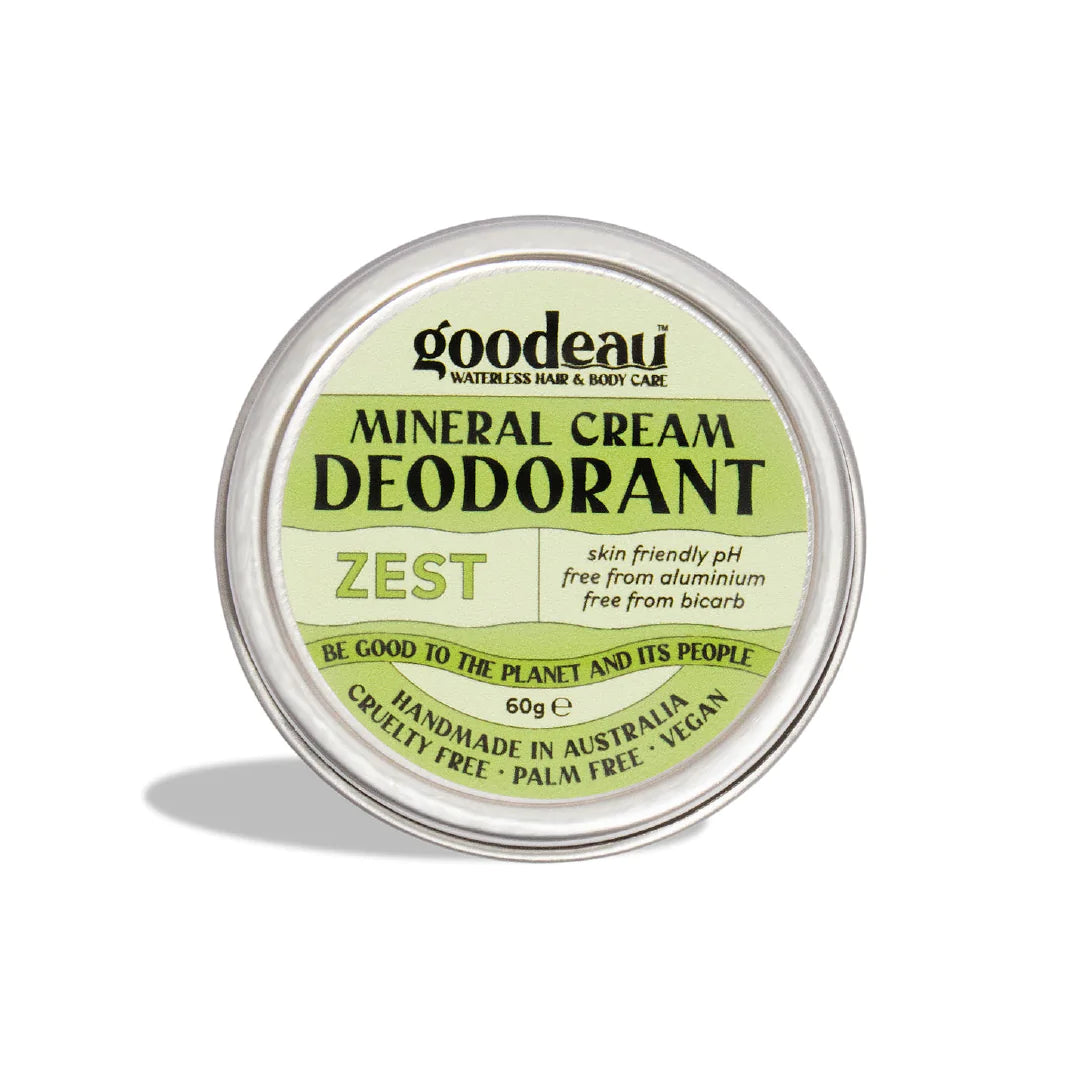Zest Natural Deoderant Crème by Goodeau - Ivy & Wood