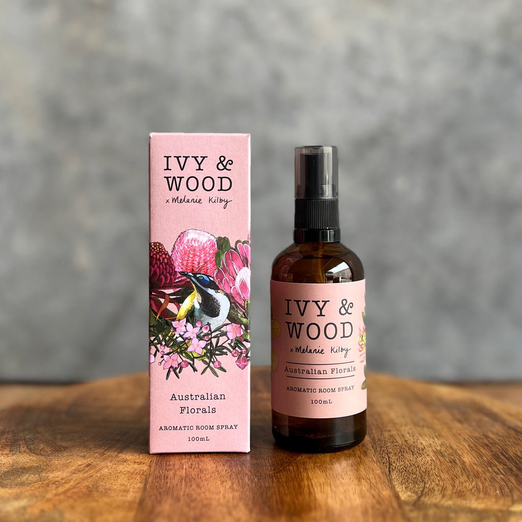 Australiana: Australian Florals Room Spray - Ivy & Wood