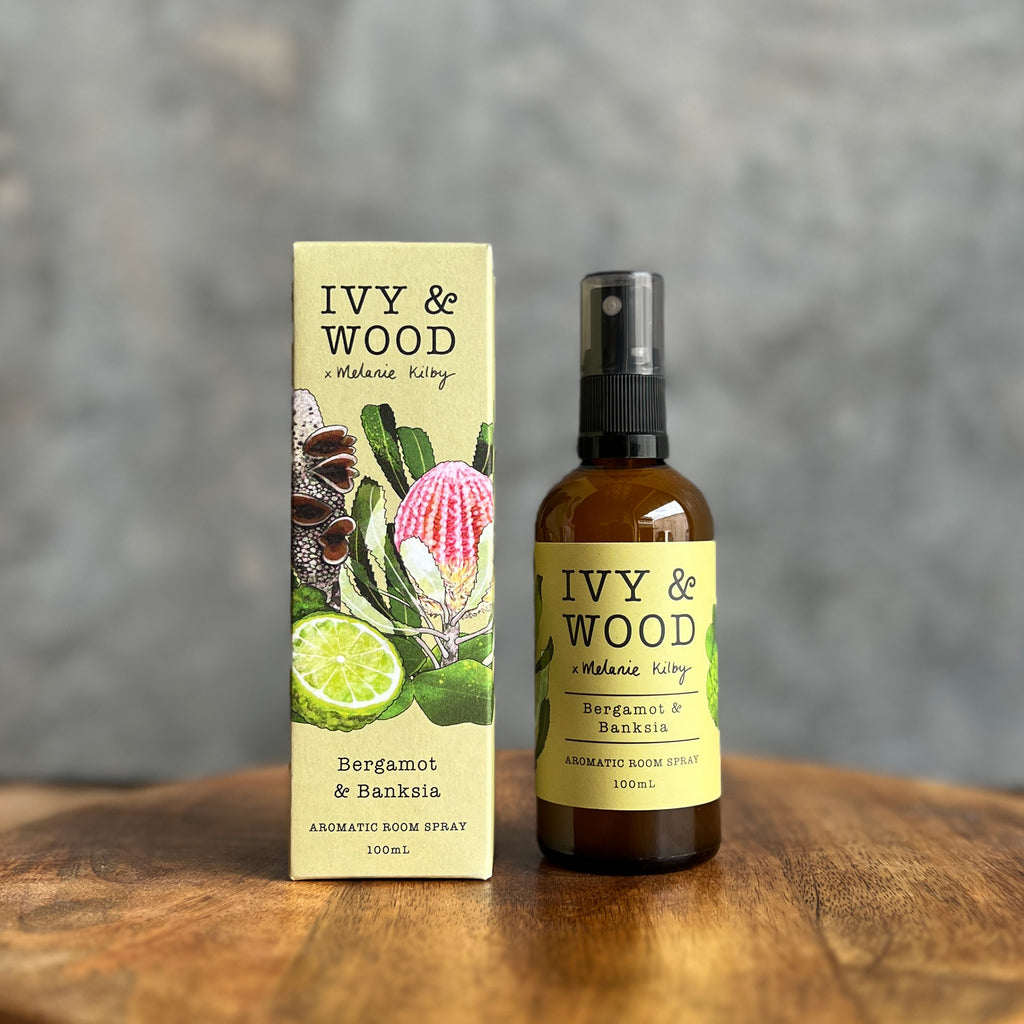 Australiana: Bergamot & Banksia Room Spray - Ivy & Wood