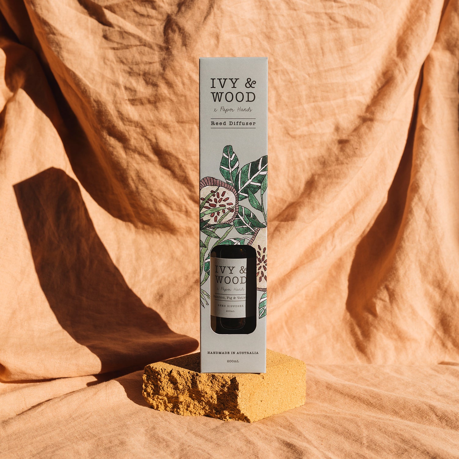 Botanical: Bamboo, Fig & Vetiver Reed Diffuser - Ivy & Wood - Australian Made