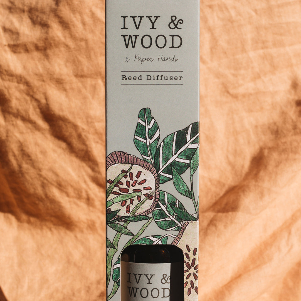 Botanical: Bamboo, Fig & Vetiver Reed Diffuser - Ivy & Wood - Australian Made