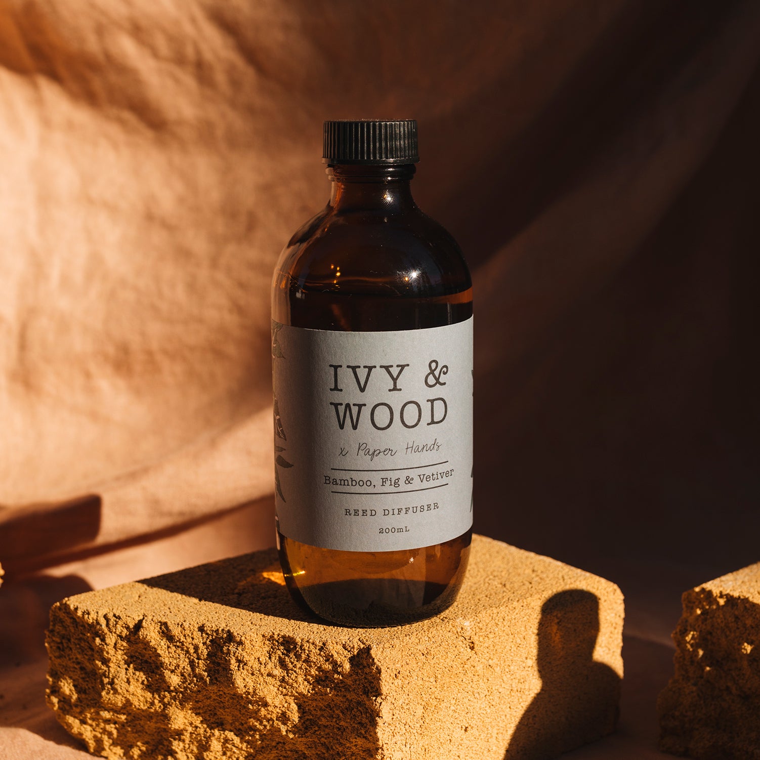 Botanical: Bamboo, Fig & Vetiver Reed Diffuser - Ivy & Wood - Australian Made