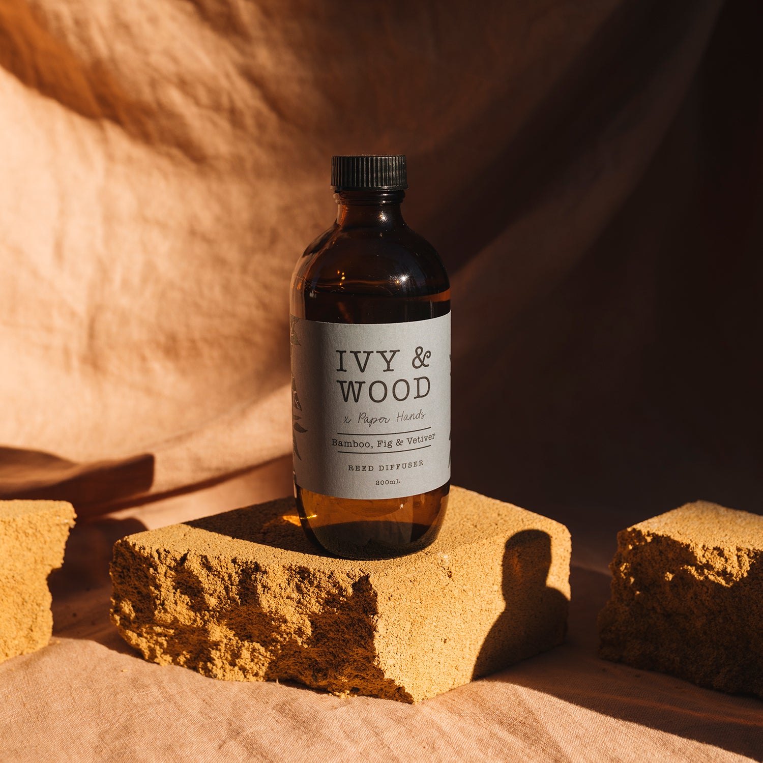 Botanical: Bamboo, Fig & Vetiver Reed Diffuser - Ivy & Wood - Australian Made