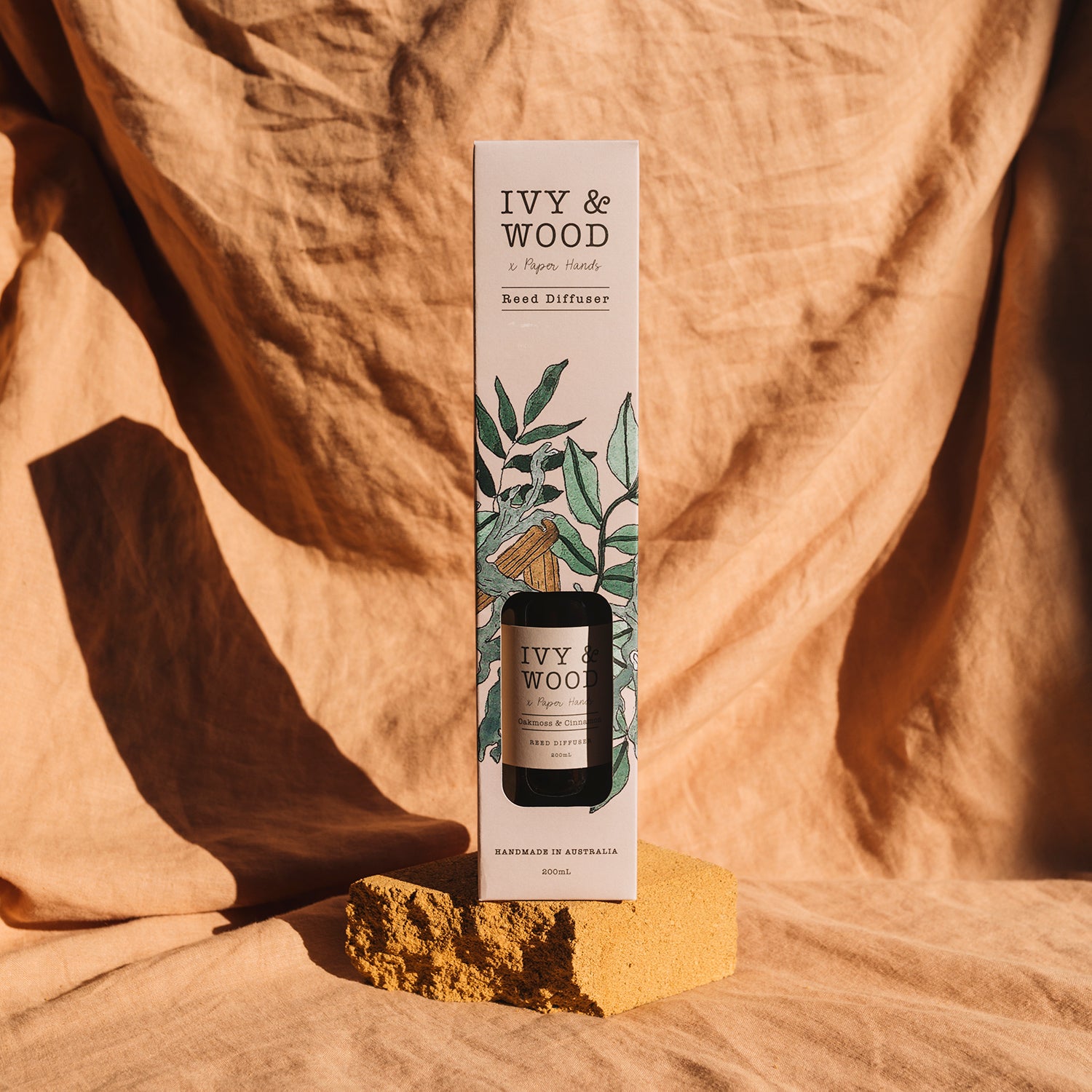 Botanical: Oakmoss & Cinnamon Reed Diffuser - Ivy & Wood - Australian Made