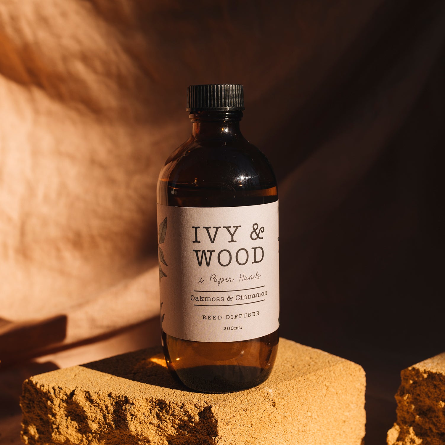 Botanical: Oakmoss & Cinnamon Reed Diffuser - Ivy & Wood - Australian Made