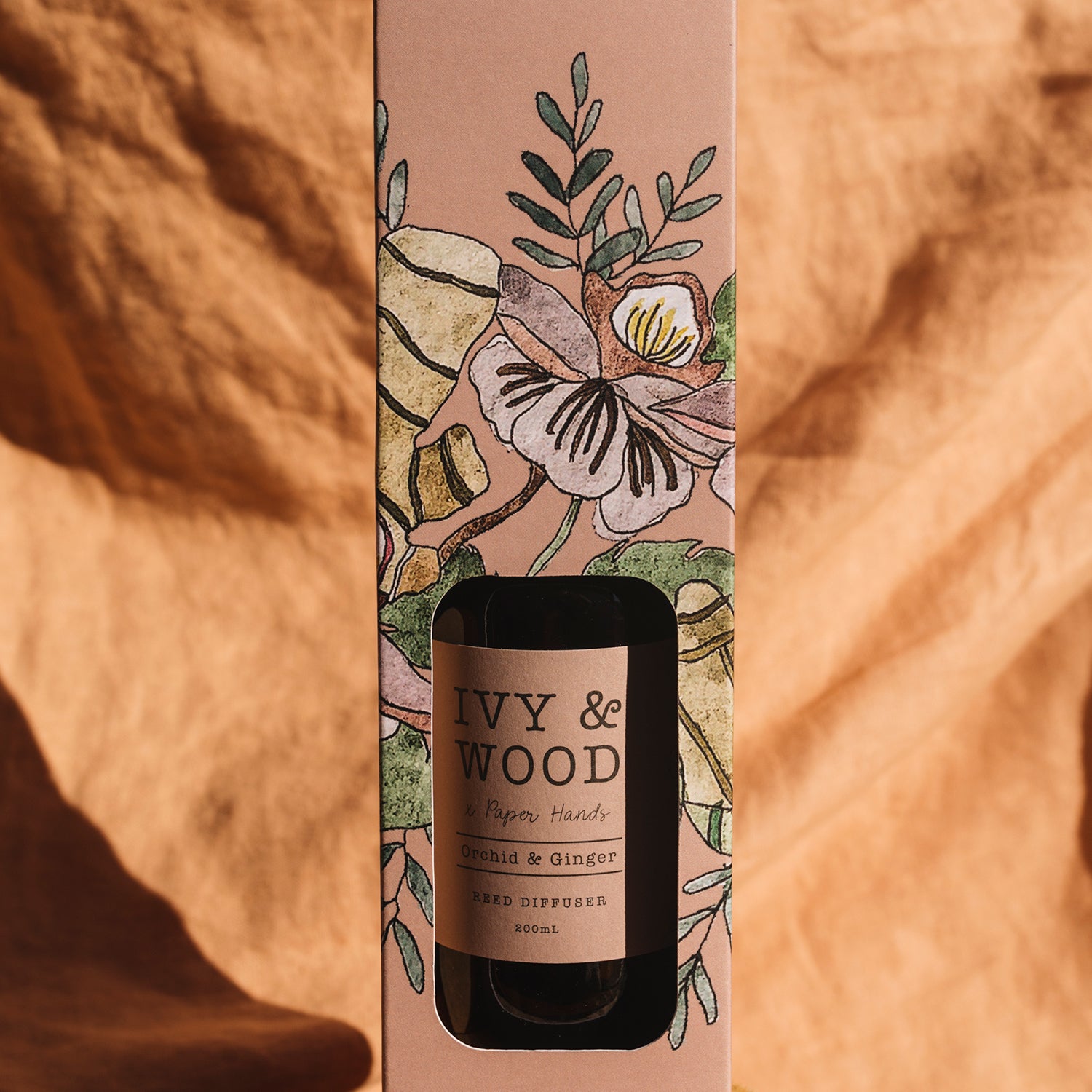 Botanical: Orchid & Ginger Reed Diffuser - Ivy & Wood - Australian Made