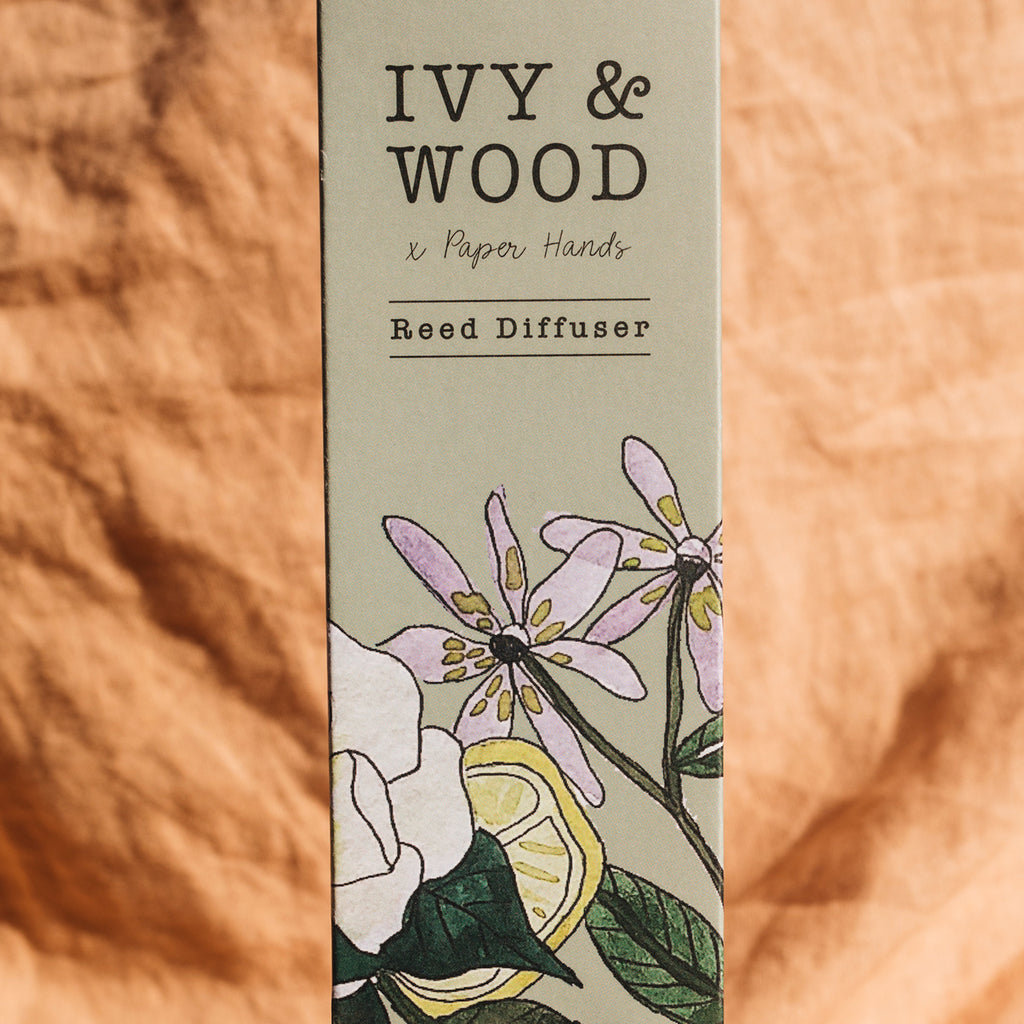 Botanical: Yuzu & Patchouli Reed Diffuser - Ivy & Wood - Australian Made