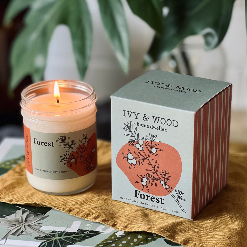 Homebody: Forest Scented Candle - Ivy & Wood