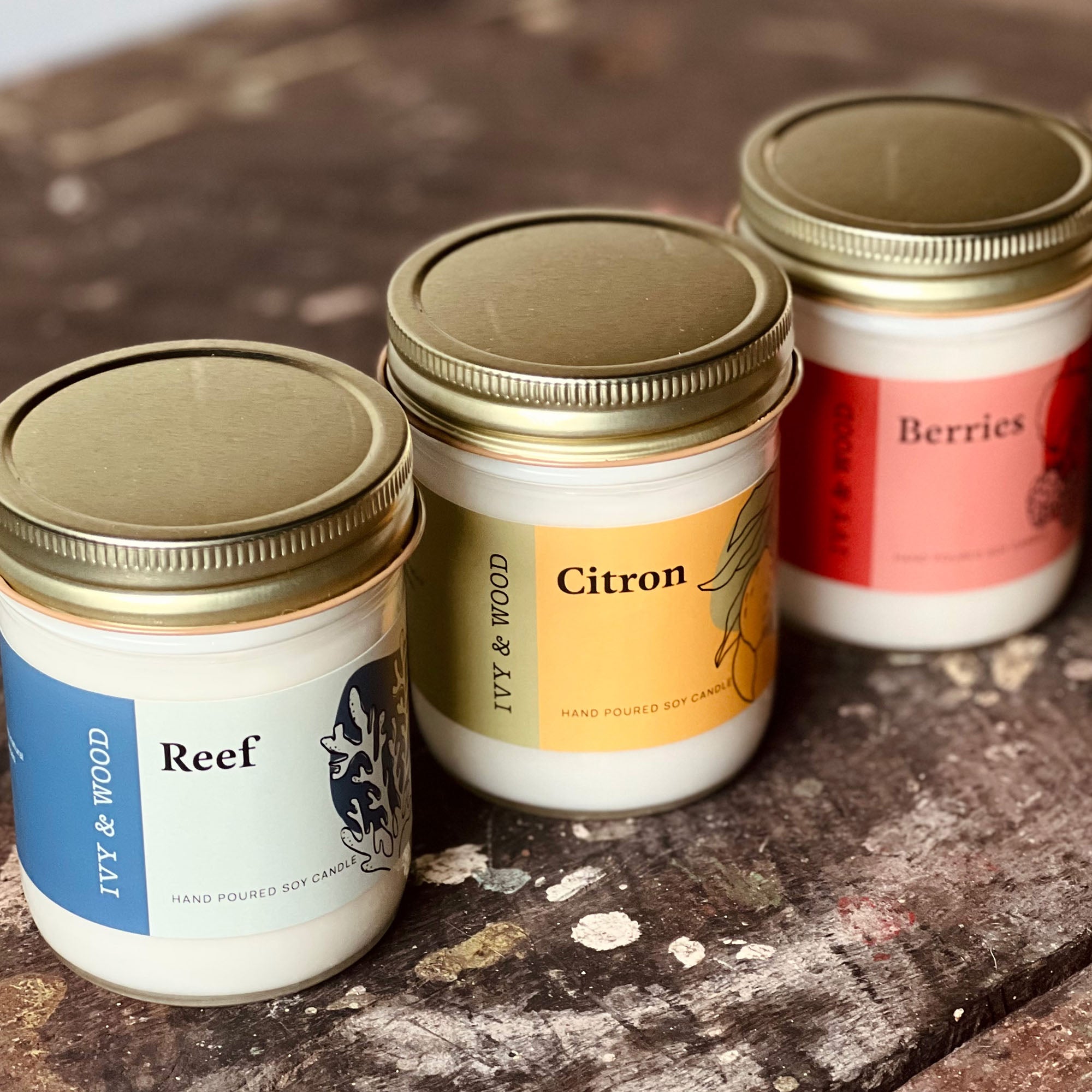 Homebody: Berries Scented Candle - Ivy & Wood