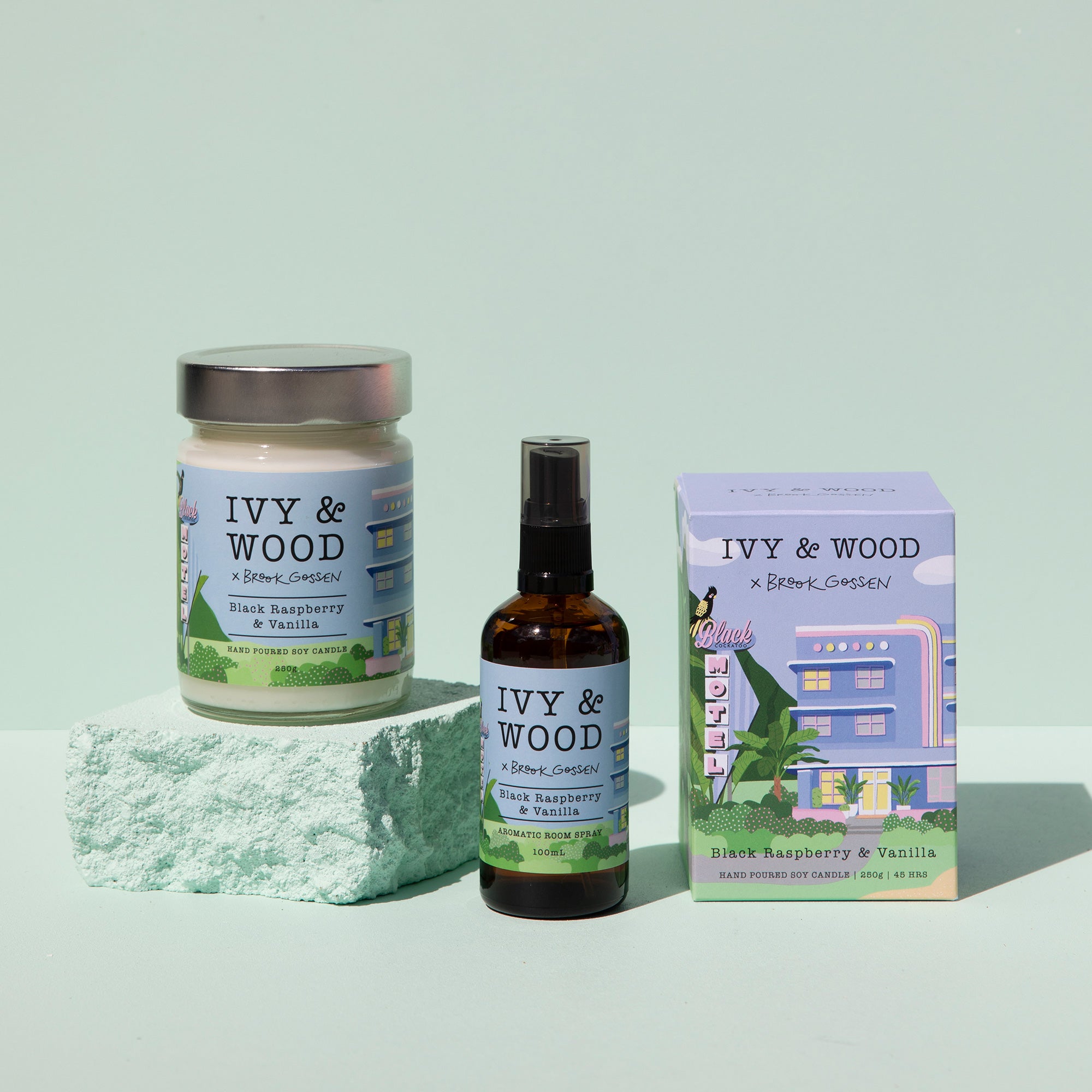 Paradiso: Black Raspberry & Vanilla Room Spray - Ivy & Wood