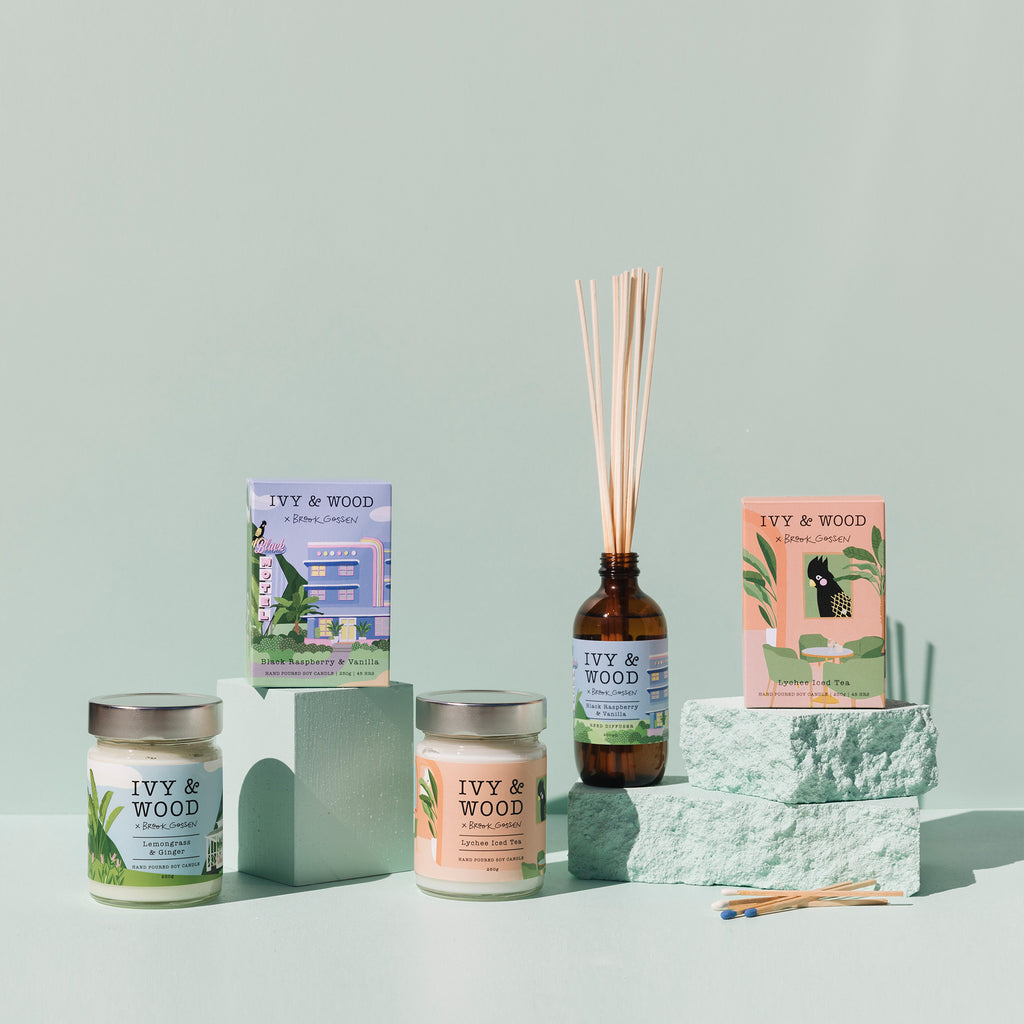 Paradiso: Lychee Iced Tea Reed Diffuser - Ivy & Wood