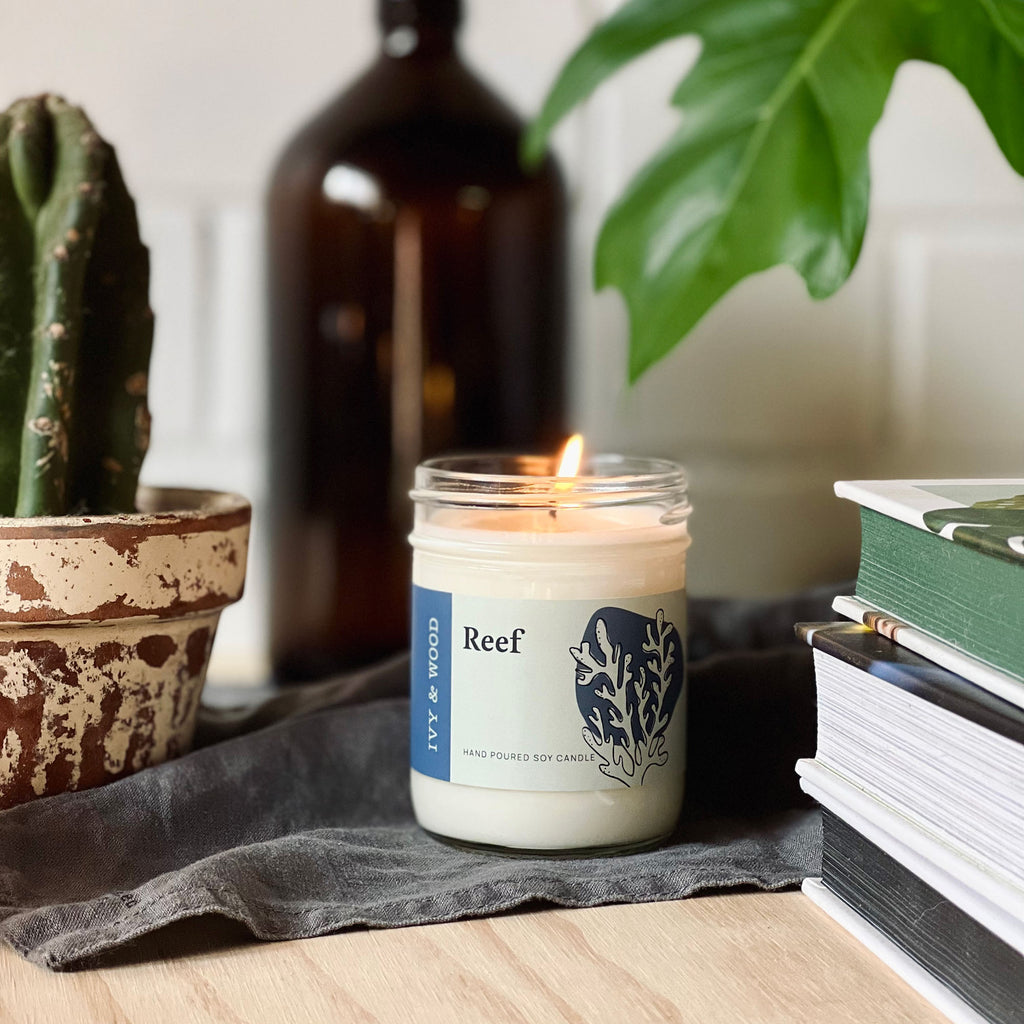 Homebody: Reef Scented Candle - Ivy & Wood