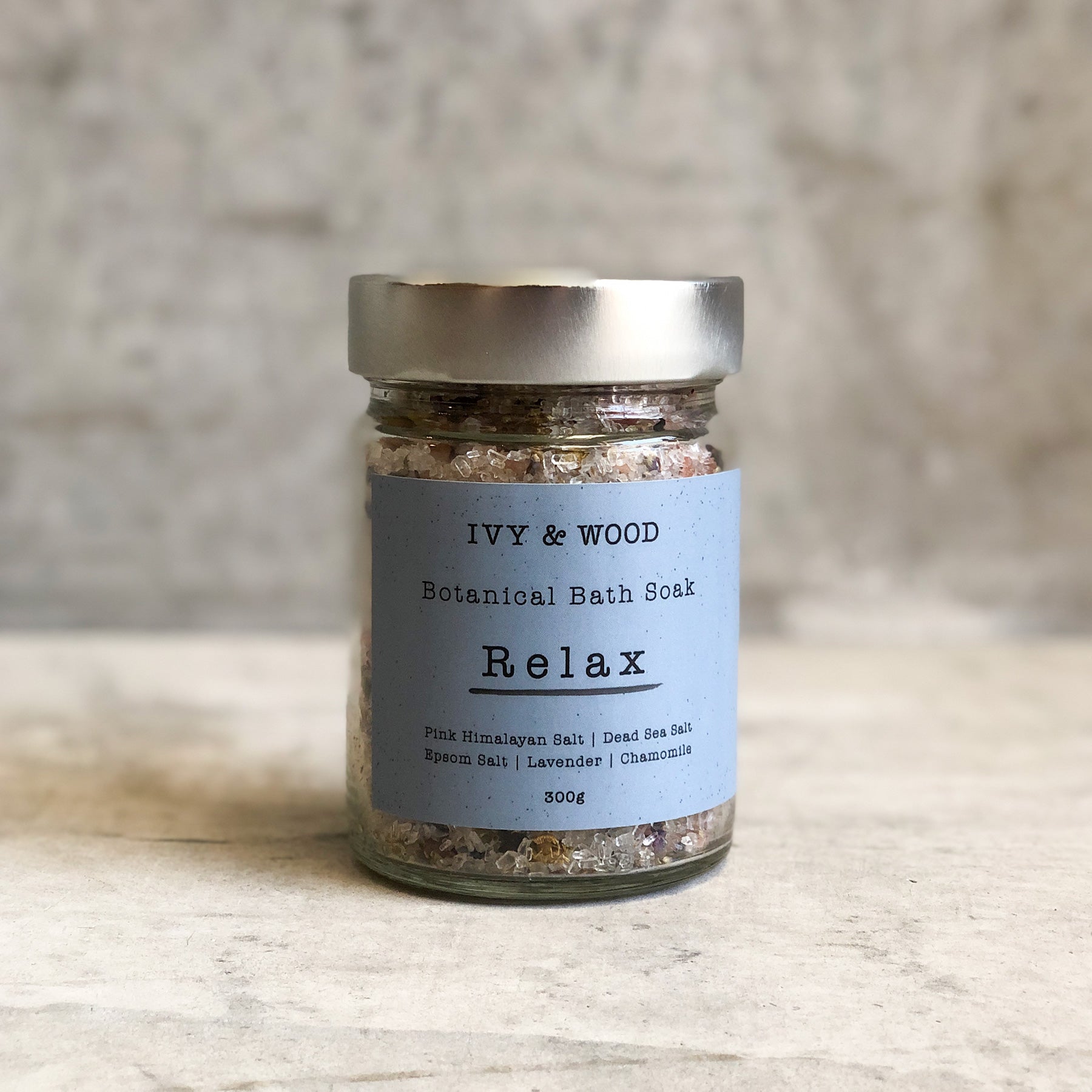 Relax Botanical Bath Soak - Ivy & Wood