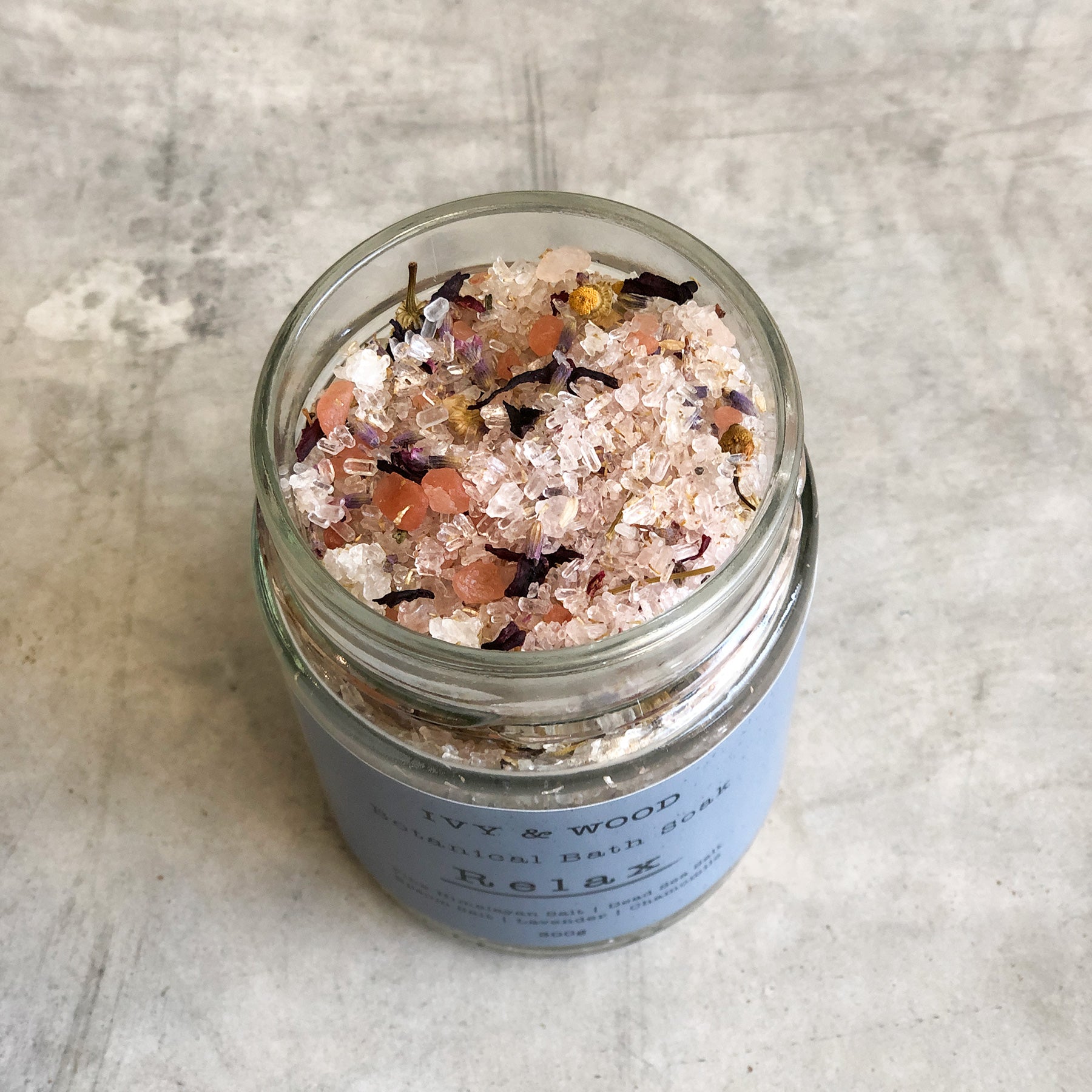 Relax Botanical Bath Soak - Ivy & Wood