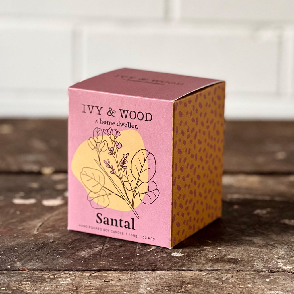 Homebody: Santal Scented Candle - Ivy & Wood