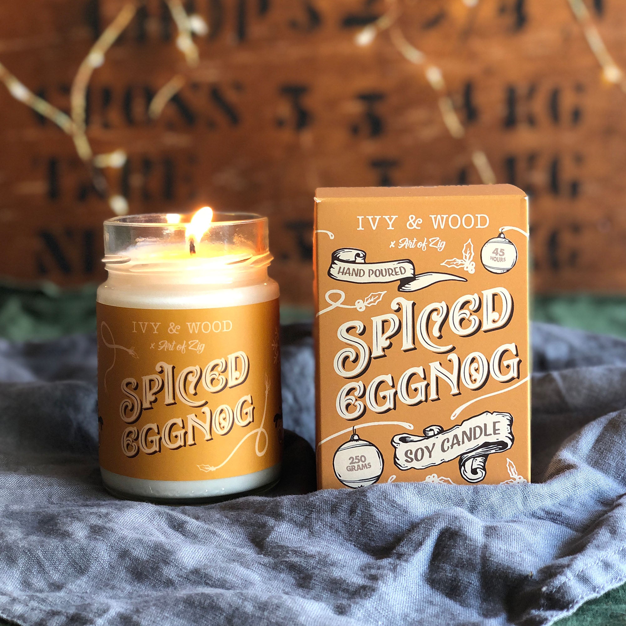 Spiced Eggnog Limited Edition Christmas Candle - Ivy & Wood