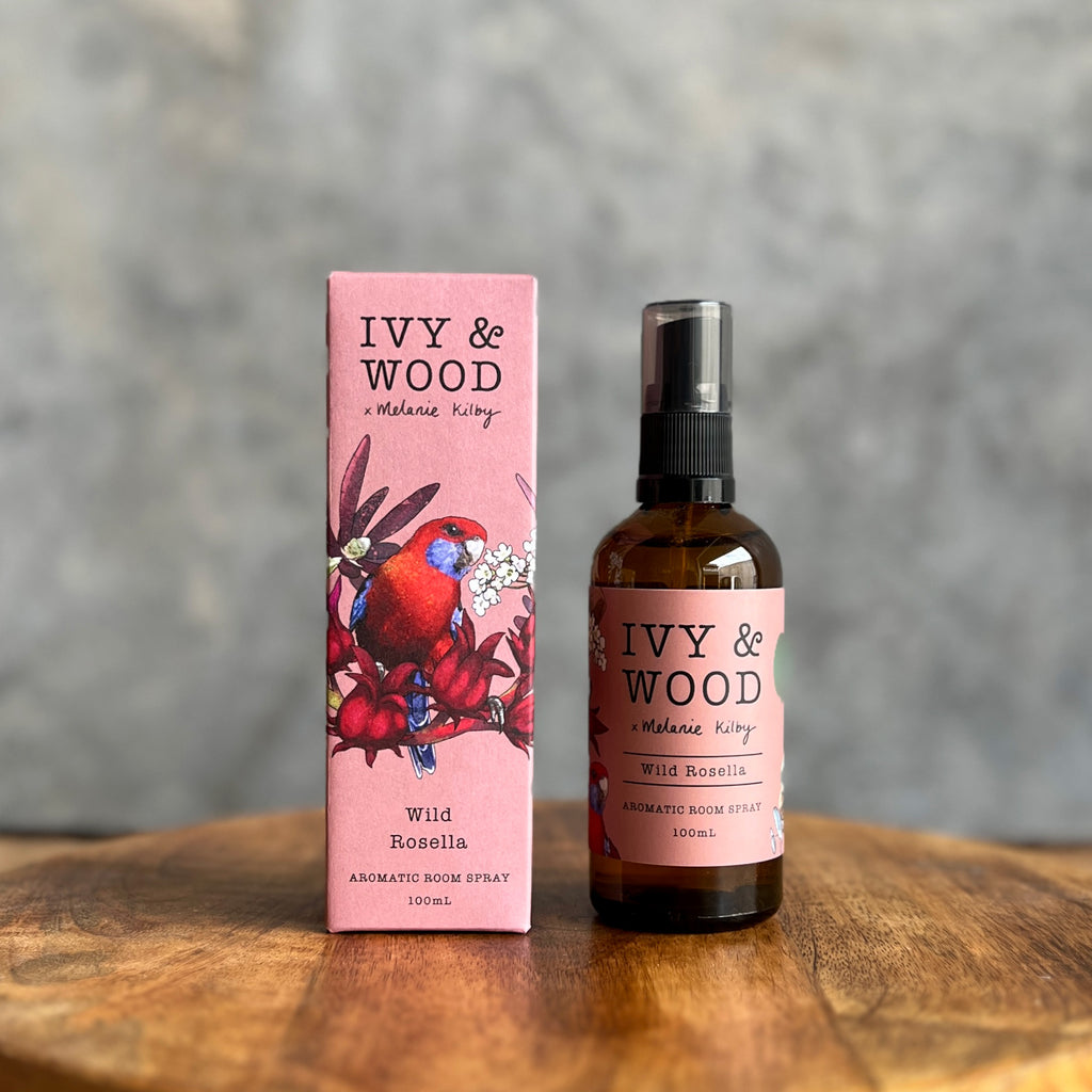Australiana: Wild Rosella Room Spray - Ivy & Wood