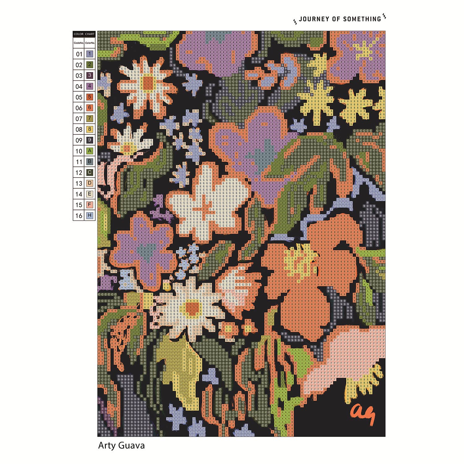 Midnight Garden Sparkle Art Kit