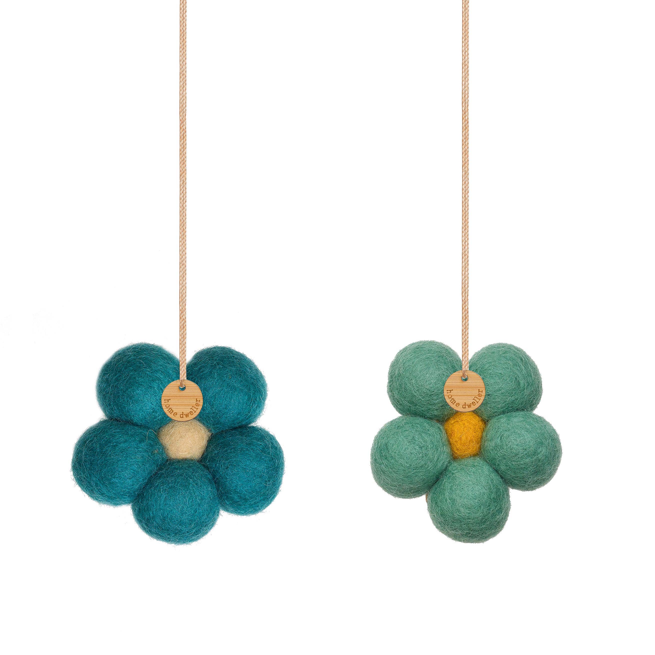 Beachcomber Felt Flower Fresheners by Home Dweller - Ivy & Wood