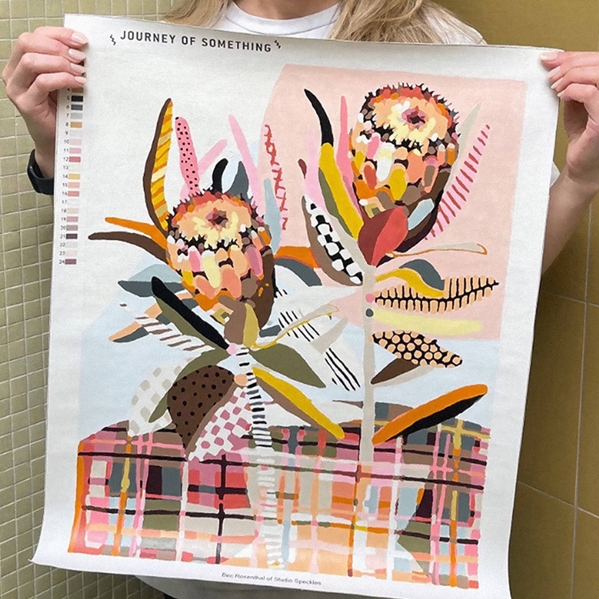 Two Proteas - Paint by Numbers Kit