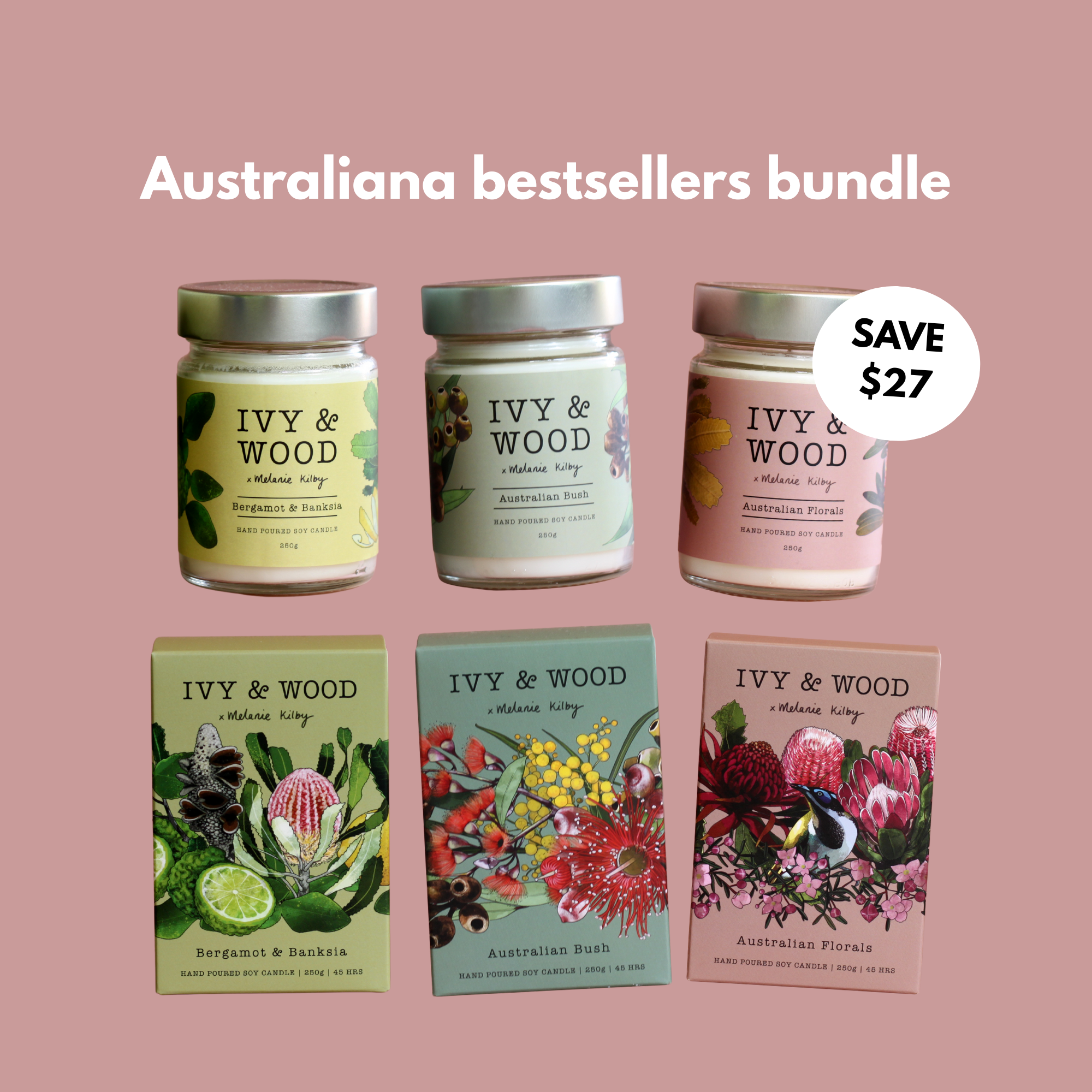 Australiana Bestsellers Candle Bundle Trio