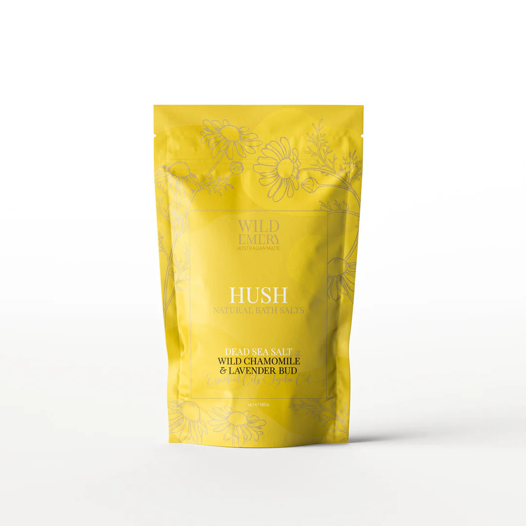 Hush (Chamomile & Lavender) Natural Bath Salts by Wild Emery