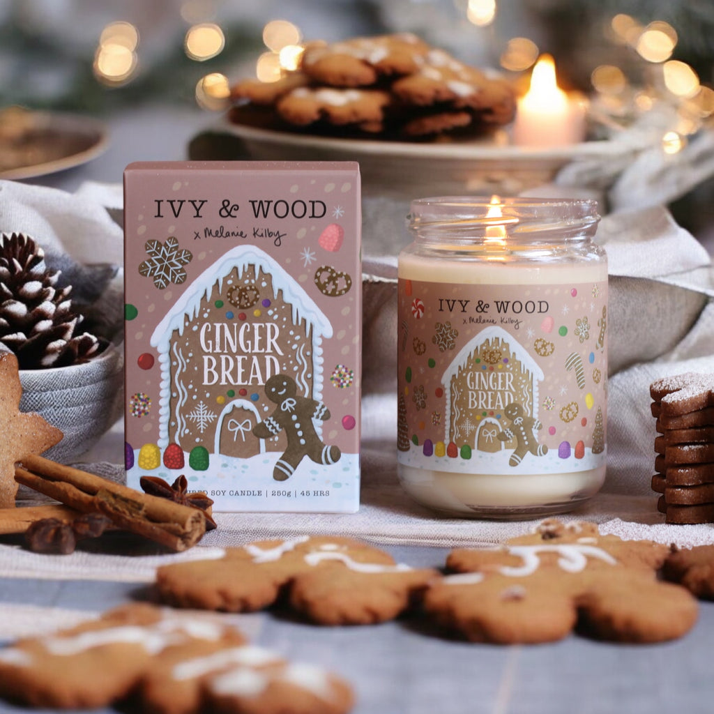 Gingerbread Limited Edition Christmas Candle - Ivy & Wood