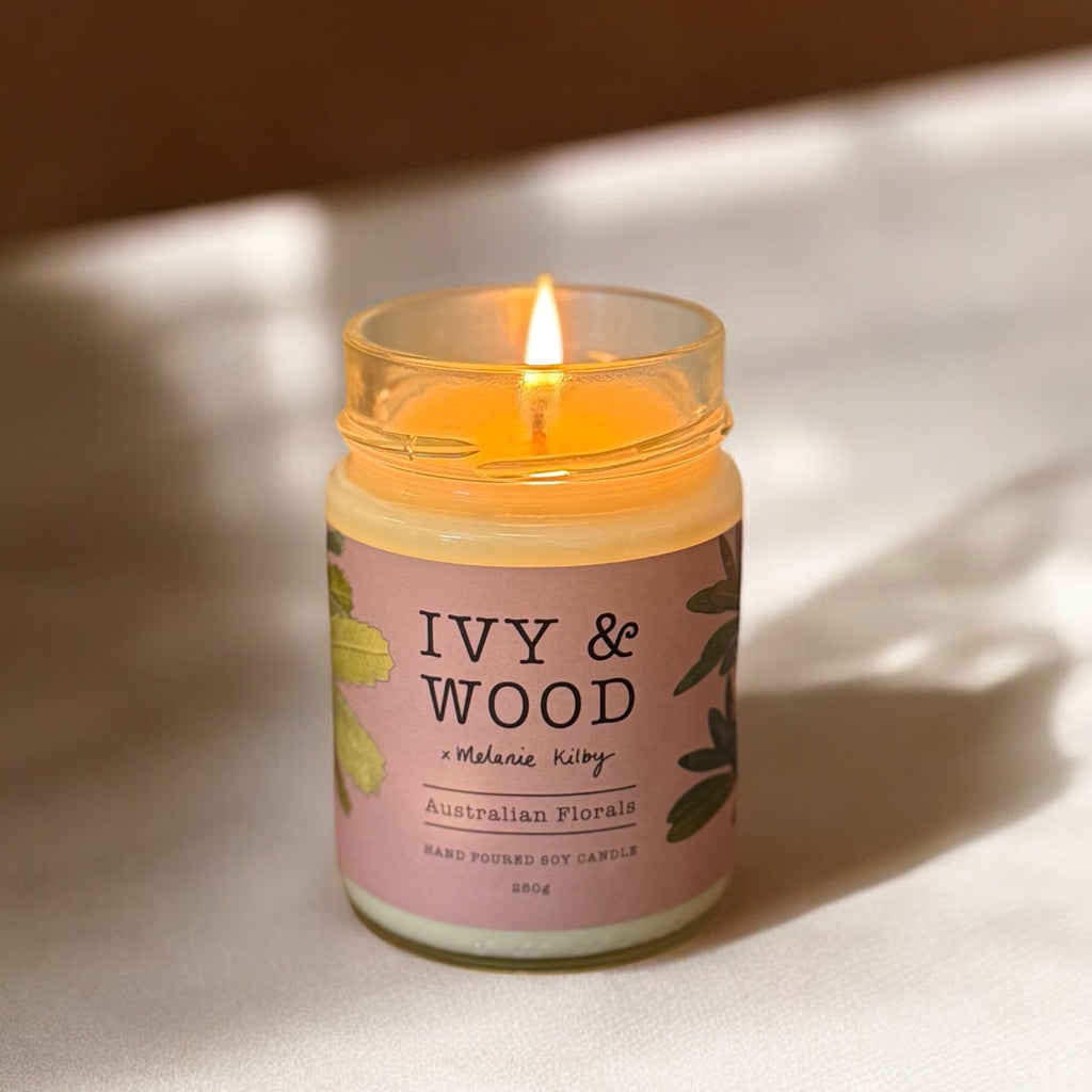 Australian Florals candle