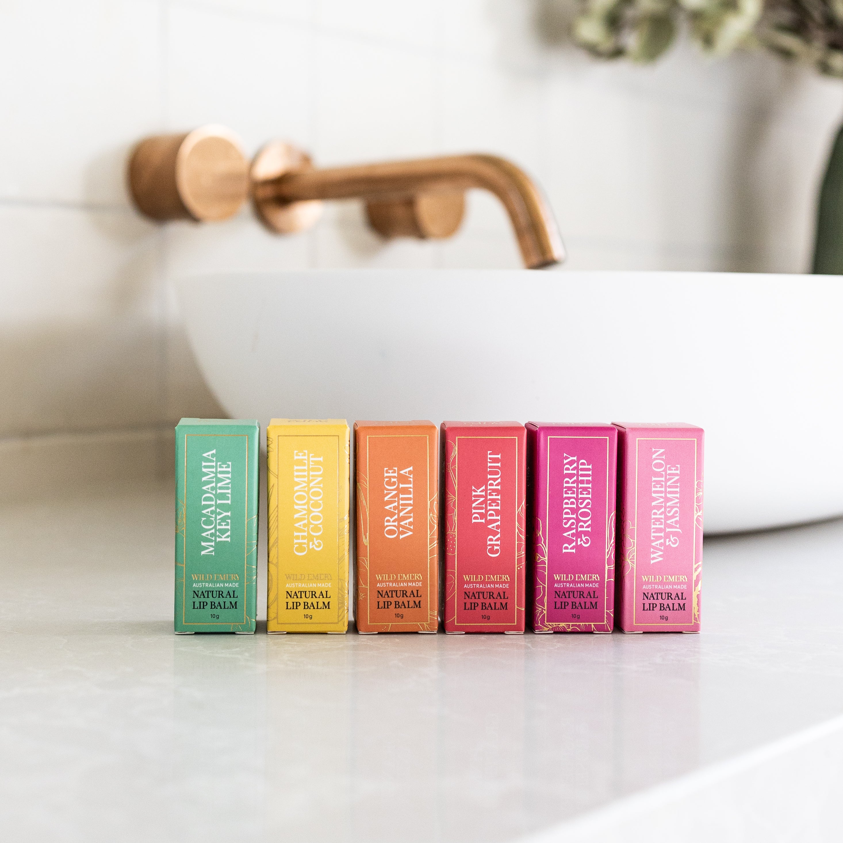 Raspberry & Rosehip Natural Lip Balm by Wild Emery