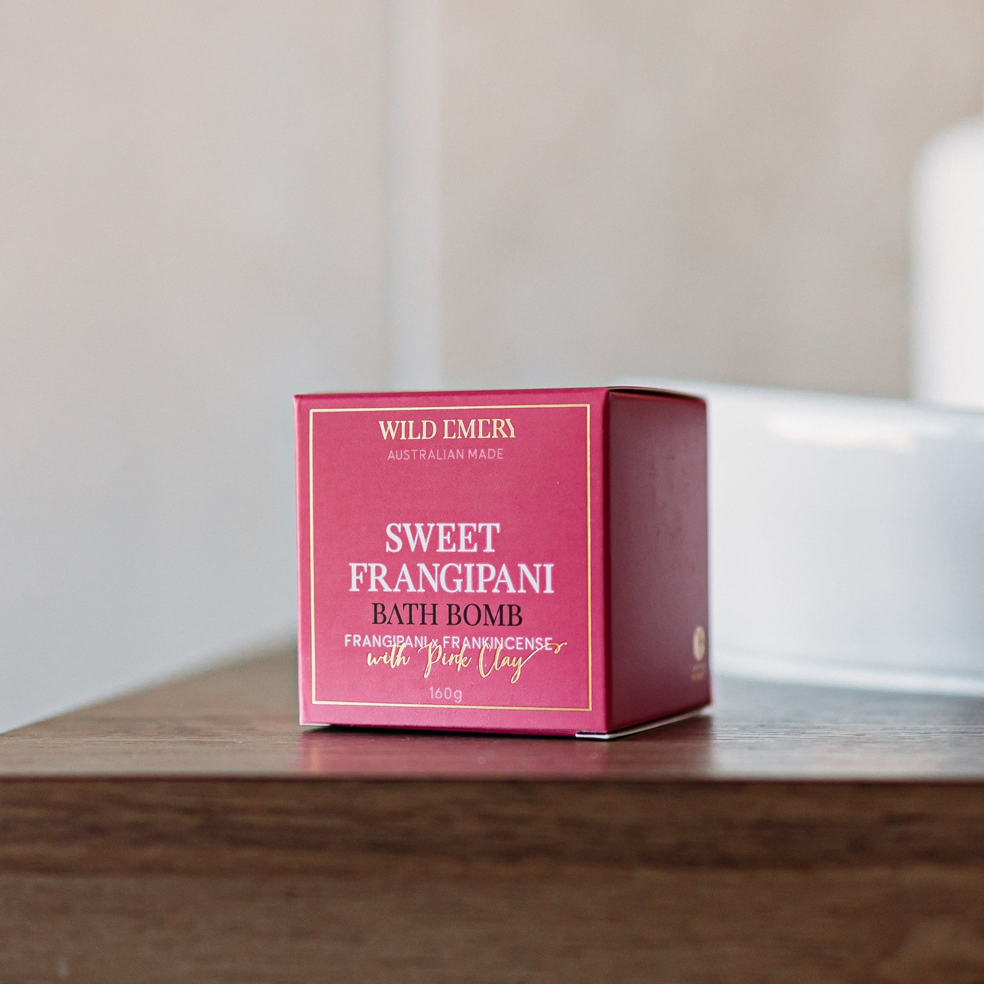 Sweet Frangipani Bath Bomb by Wild Emery