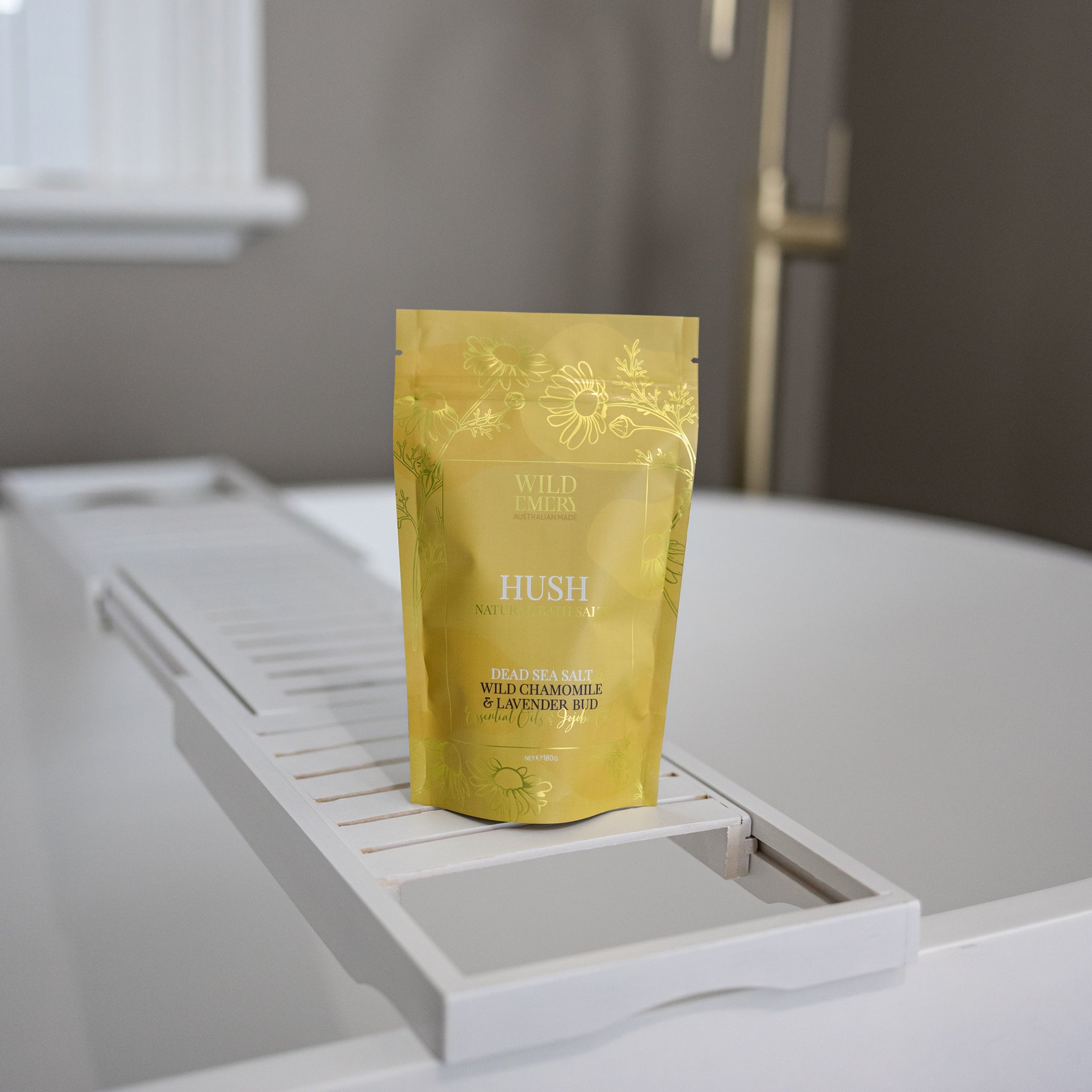 Hush (Chamomile & Lavender) Natural Bath Salts by Wild Emery